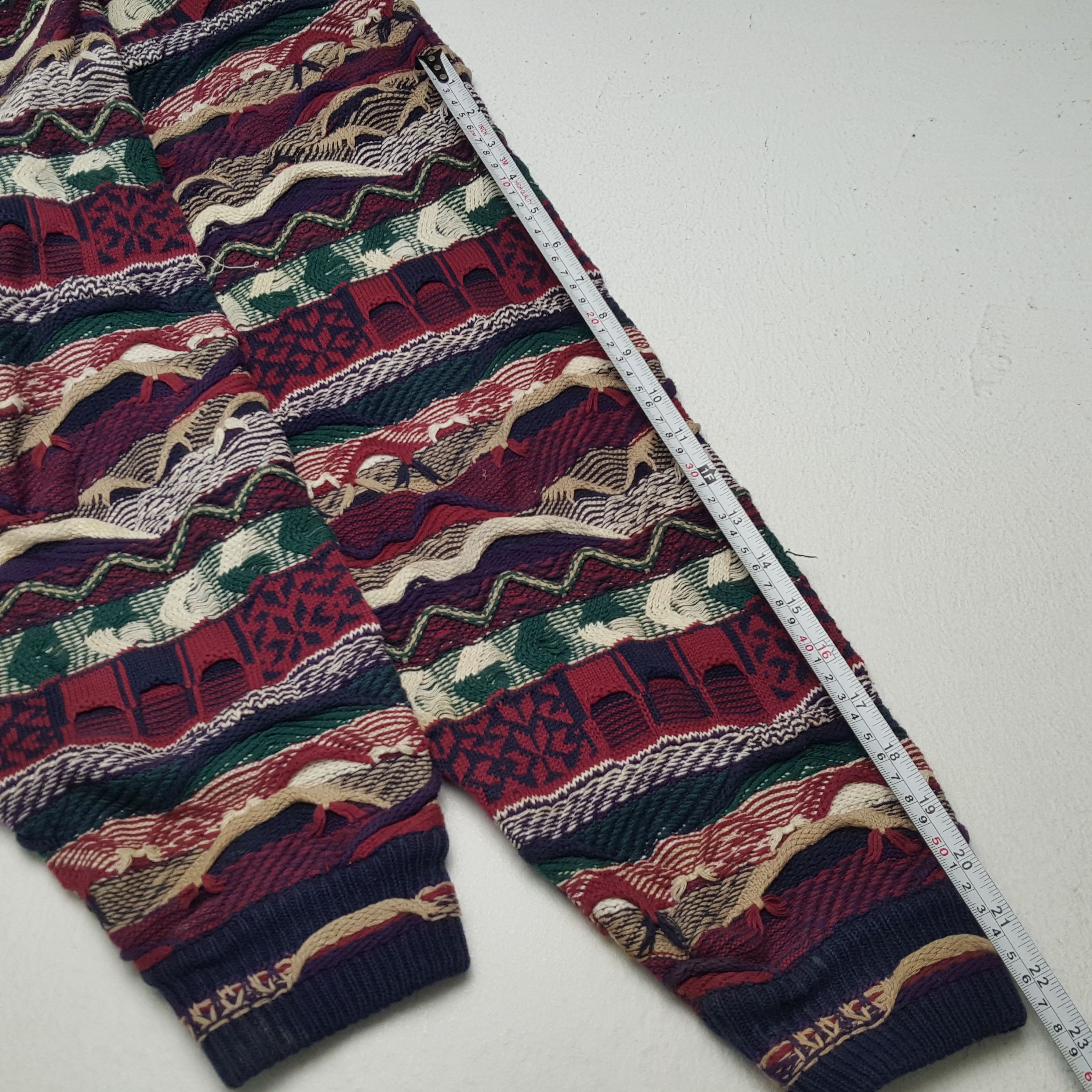 Coogi × Cotton Traders × Vintage COTTON TRADERS Coogi Style Knitwear Style Vintage Sweatshirt Size US XXL / EU 58 / 5 - 5 Thumbnail
