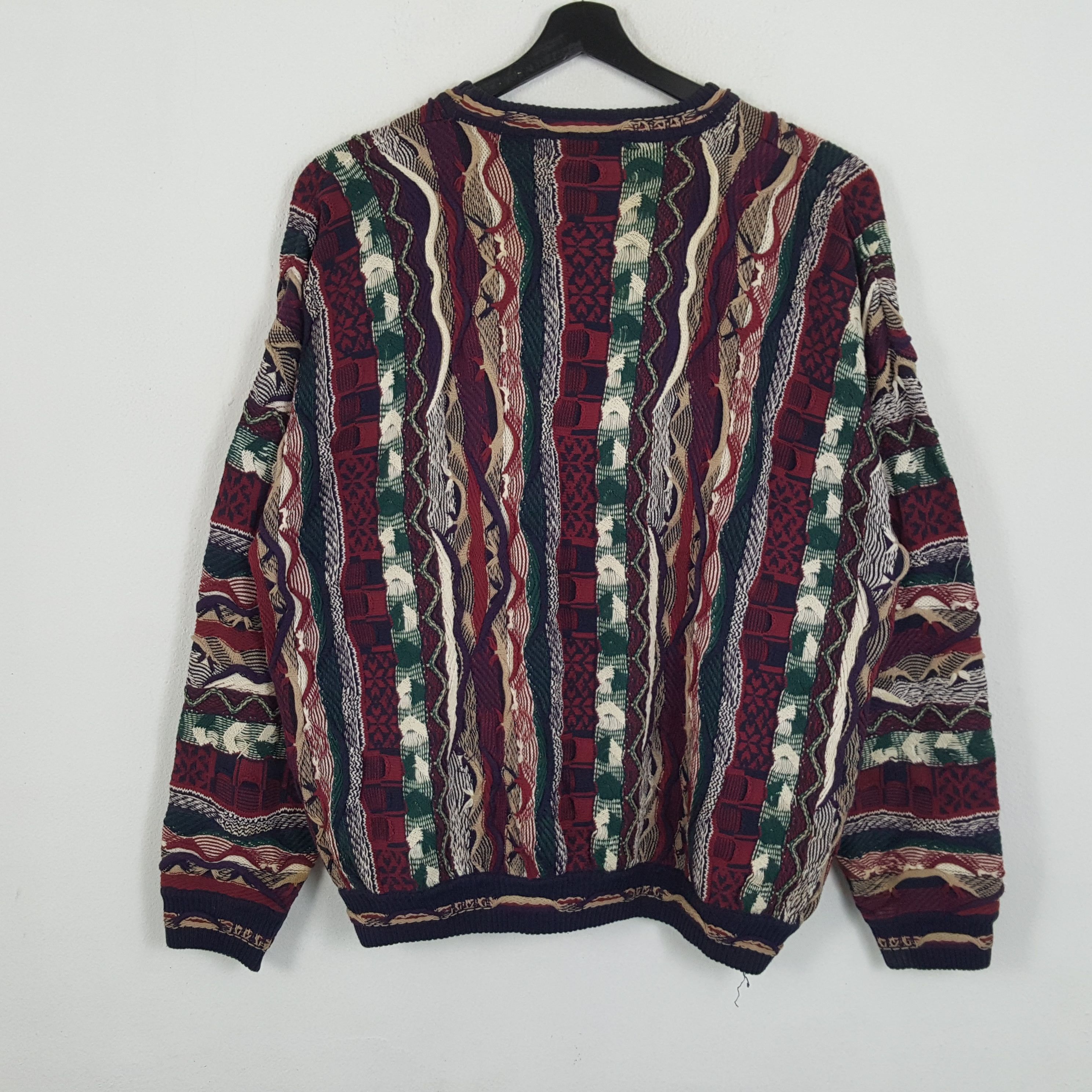 Coogi × Cotton Traders × Vintage COTTON TRADERS Coogi Style Knitwear Style Vintage Sweatshirt Size US XXL / EU 58 / 5 - 3 Thumbnail