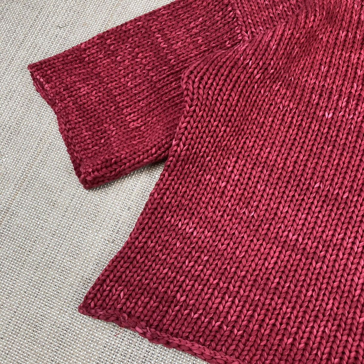 Jil Sander × Vintage Vintage Jil Sander+ red knitted sweater Size M / US 6-8 / IT 42-44 - 3 Thumbnail