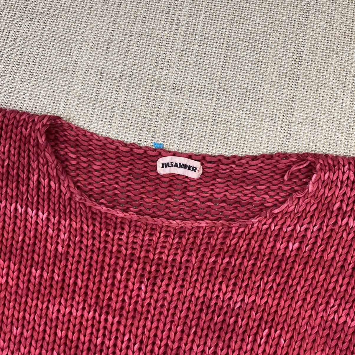 Jil Sander × Vintage Vintage Jil Sander+ red knitted sweater Size M / US 6-8 / IT 42-44 - 5 Thumbnail