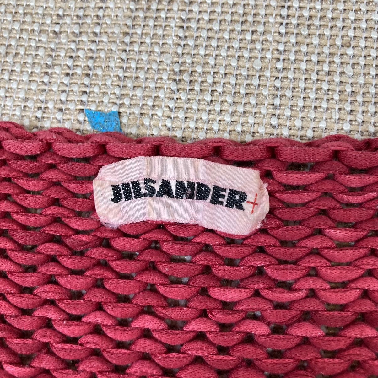Jil Sander × Vintage Vintage Jil Sander+ red knitted sweater Size M / US 6-8 / IT 42-44 - 6 Thumbnail