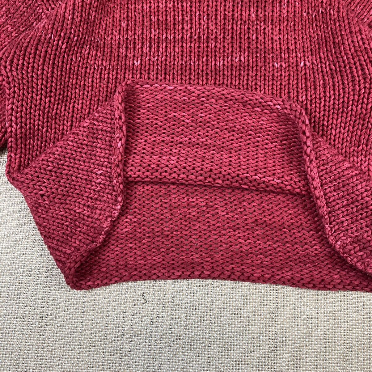 Jil Sander × Vintage Vintage Jil Sander+ red knitted sweater Size M / US 6-8 / IT 42-44 - 4 Thumbnail