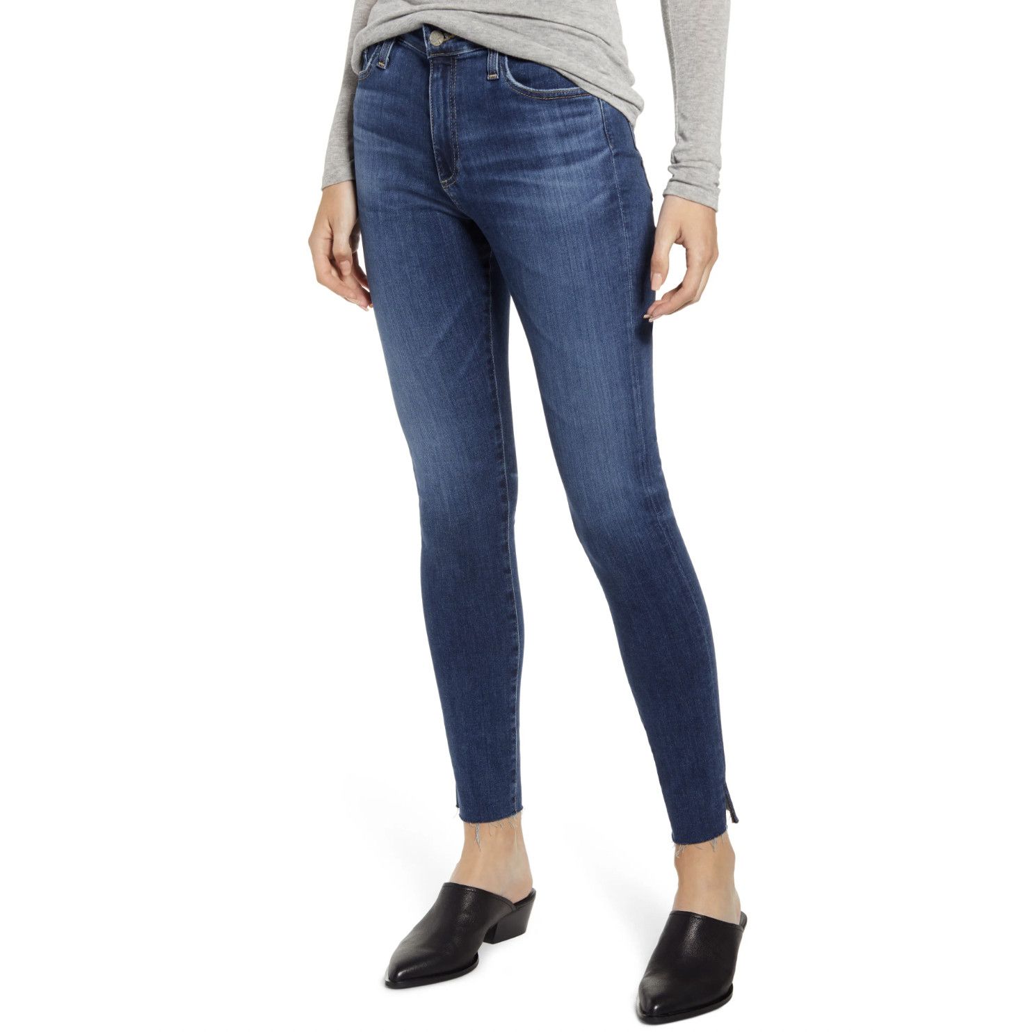 Ag The Farrah High Waist Ankle Skinny Jeans
