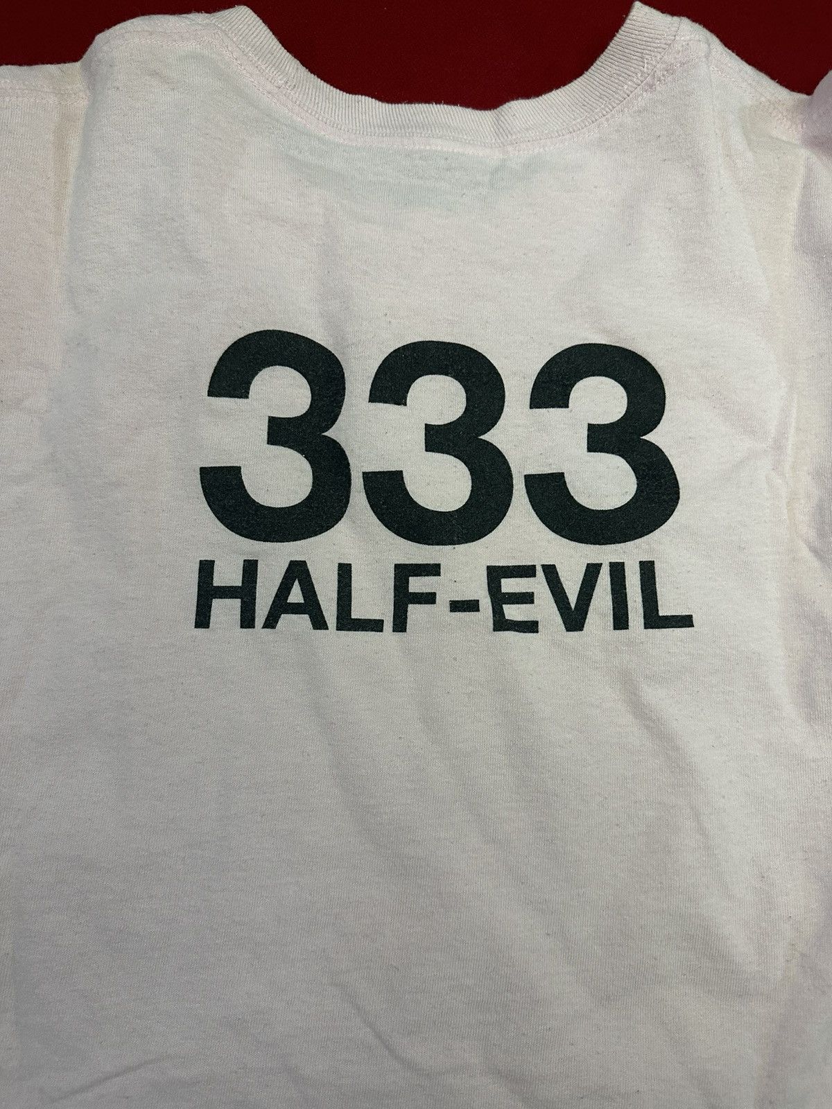 Half Evil Half Evil “I feel like destroying something beautiful” Tee Size US XL / EU 56 / 4 - 4 Thumbnail