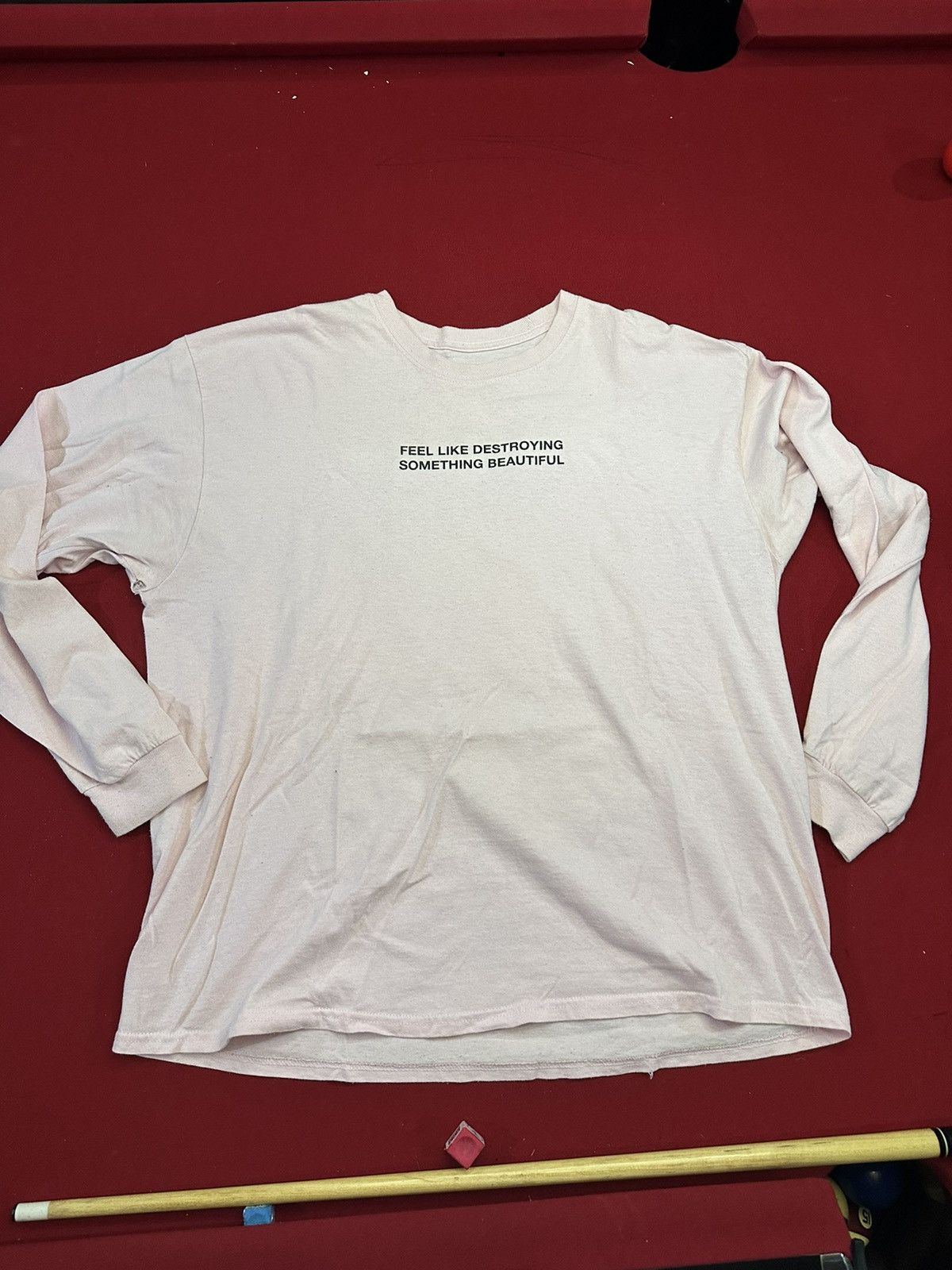 Half Evil Half Evil “I feel like destroying something beautiful” Tee Size US XL / EU 56 / 4 - 1 Thumbnail