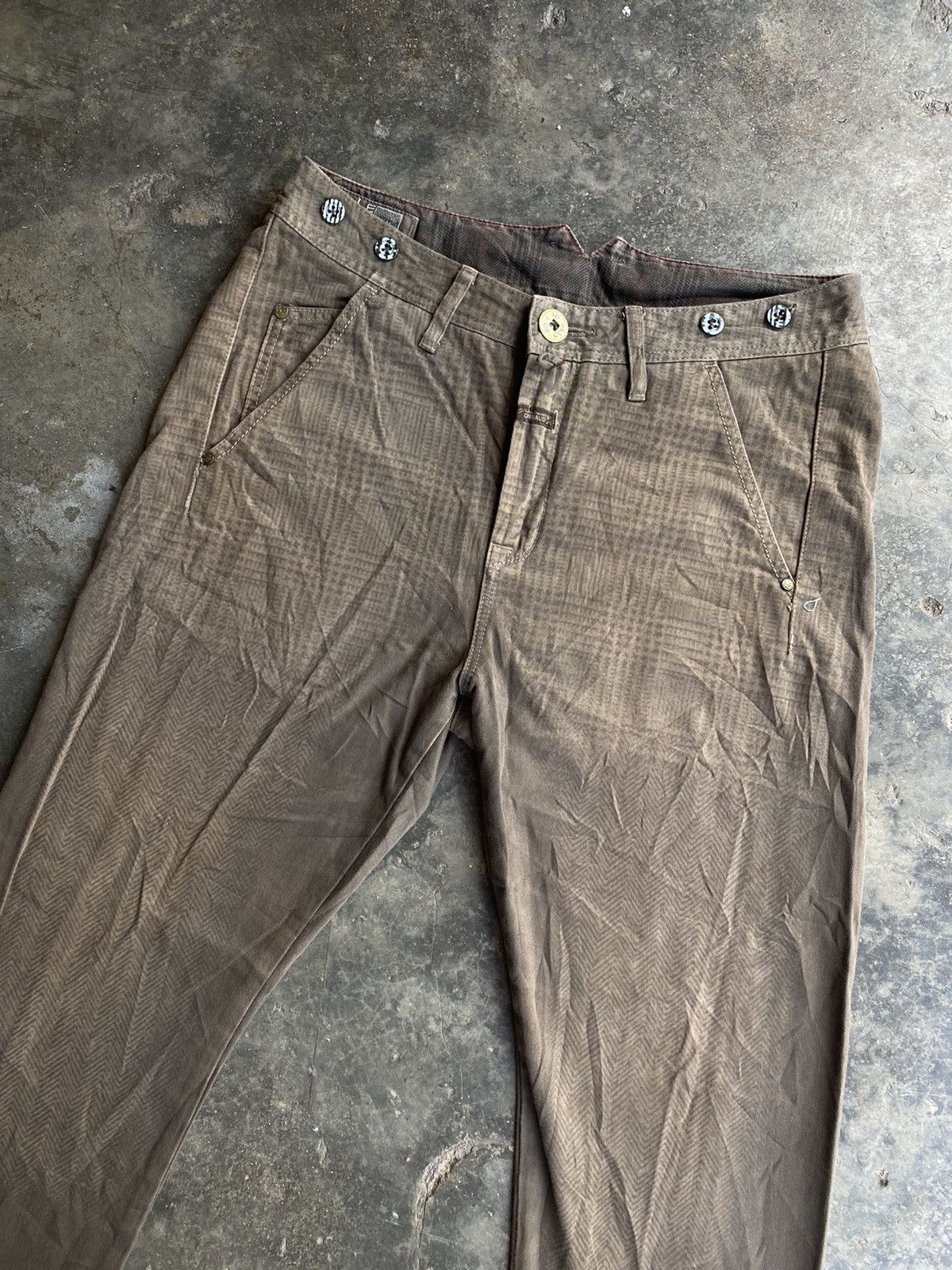 Marithe + Francois Girbaud Vintage Marithe Francois Girbaud Faded Pants Size US 33 - 3 Thumbnail