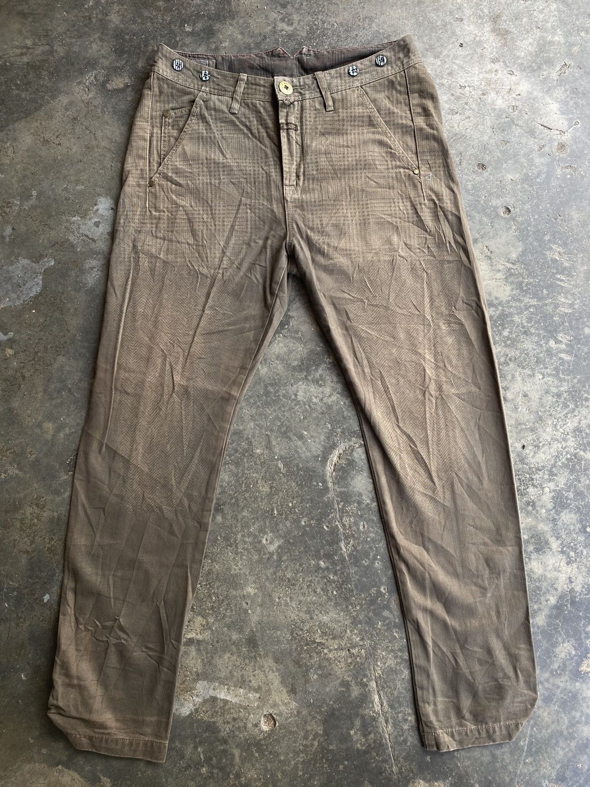 Marithe + Francois Girbaud Vintage Marithe Francois Girbaud Faded Pants Size US 33 - 1 Thumbnail