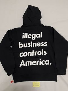 Supreme illegal sale business hoodie