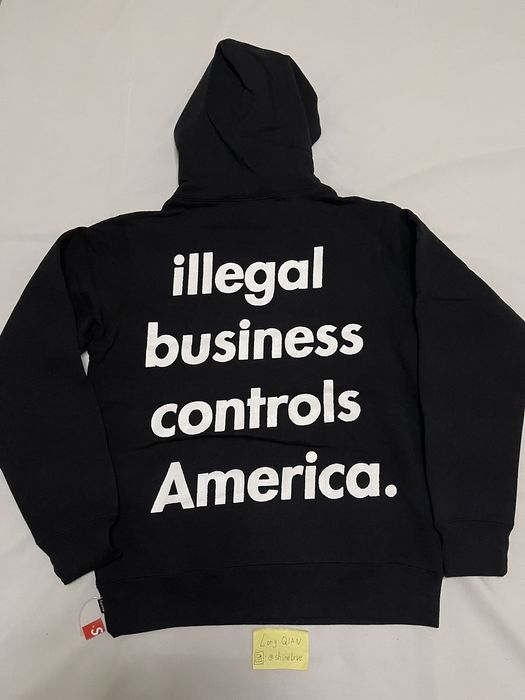 Supreme Supreme illegal business hoodie | Grailed