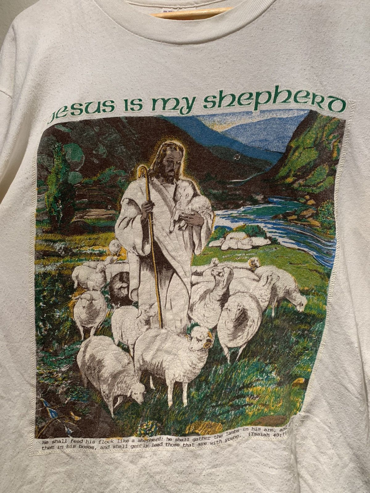 Other × Vintage *RARE* Vintage Jesus Is My Shepherd Single Stitch T-Shirt L Size US L / EU 52-54 / 3 - 2 Thumbnail