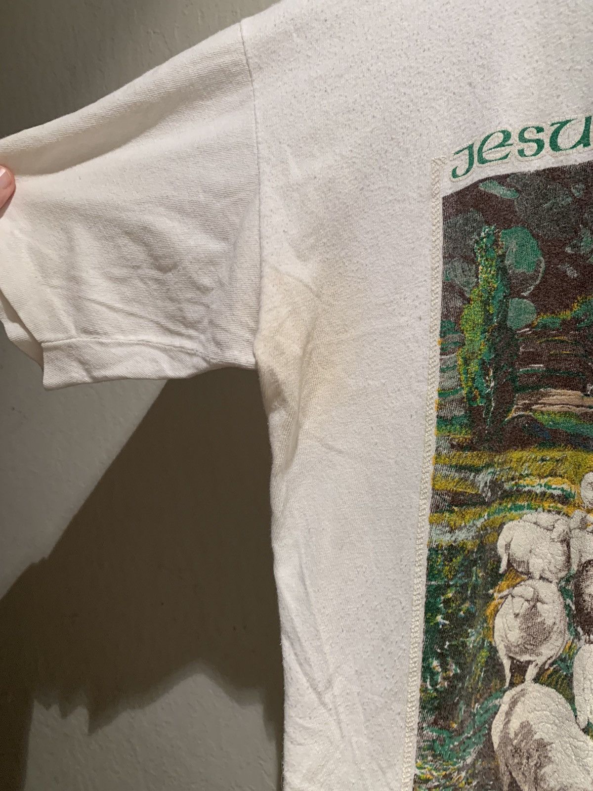 Other × Vintage *RARE* Vintage Jesus Is My Shepherd Single Stitch T-Shirt L Size US L / EU 52-54 / 3 - 6 Thumbnail
