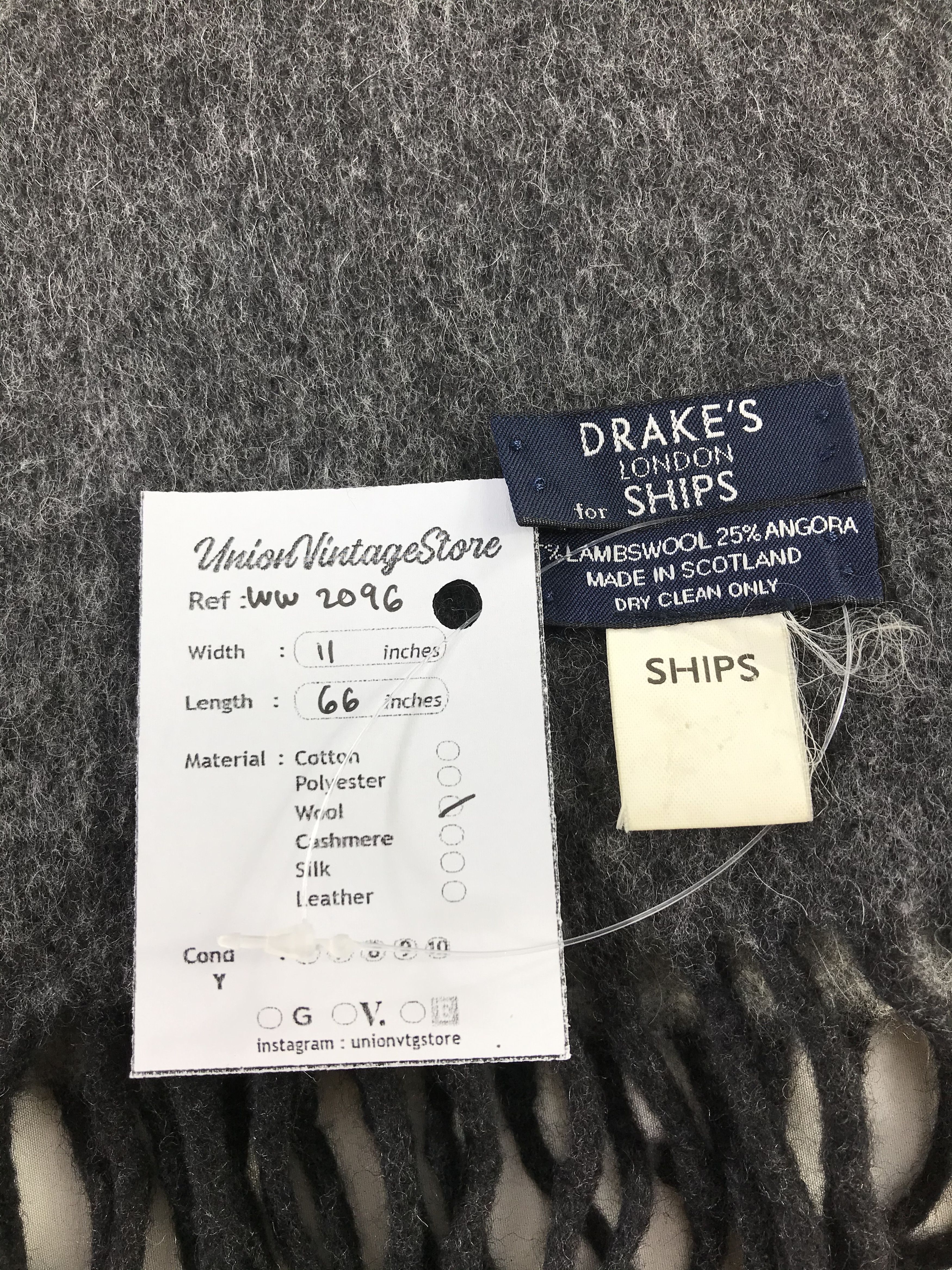 Drake's × SHIPS Ships Drakes Scarf / Muffler / Neckwear Size ONE SIZE - 4 Thumbnail