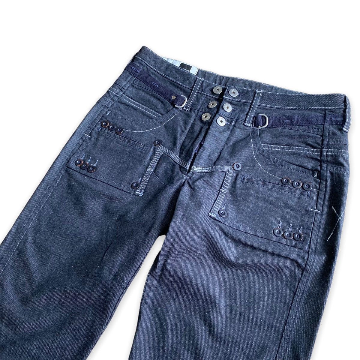 Marithe + Francois Girbaud Marithe Francois Girbaud Slim Fit Jeans Size US 31 - 7 Thumbnail
