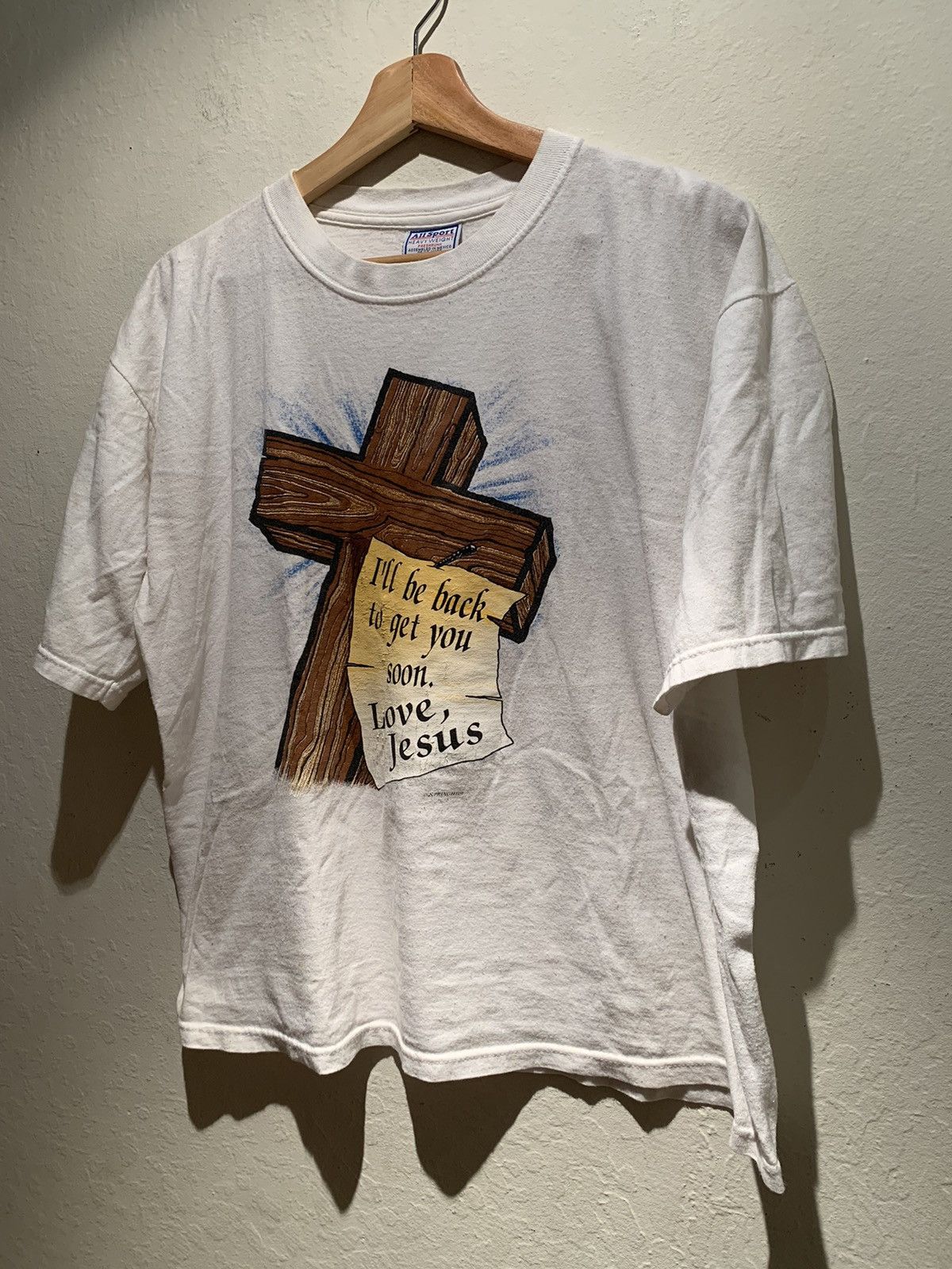 *RARE* Vintage Jesus Christ Be Back To Get You Soon Shirt L