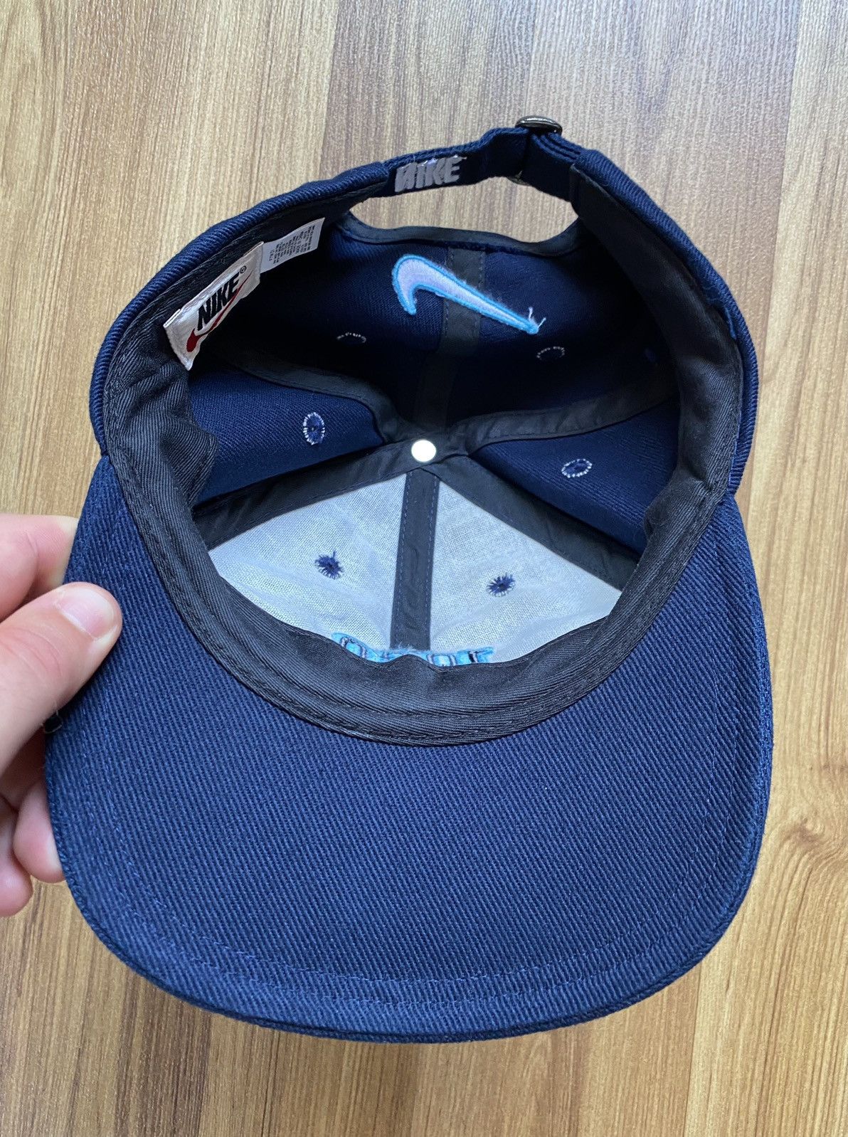Nike Vintage 90s Nike Munchen 1860 Cap Hat PSG Real Borussia Size ONE SIZE - 4 Thumbnail
