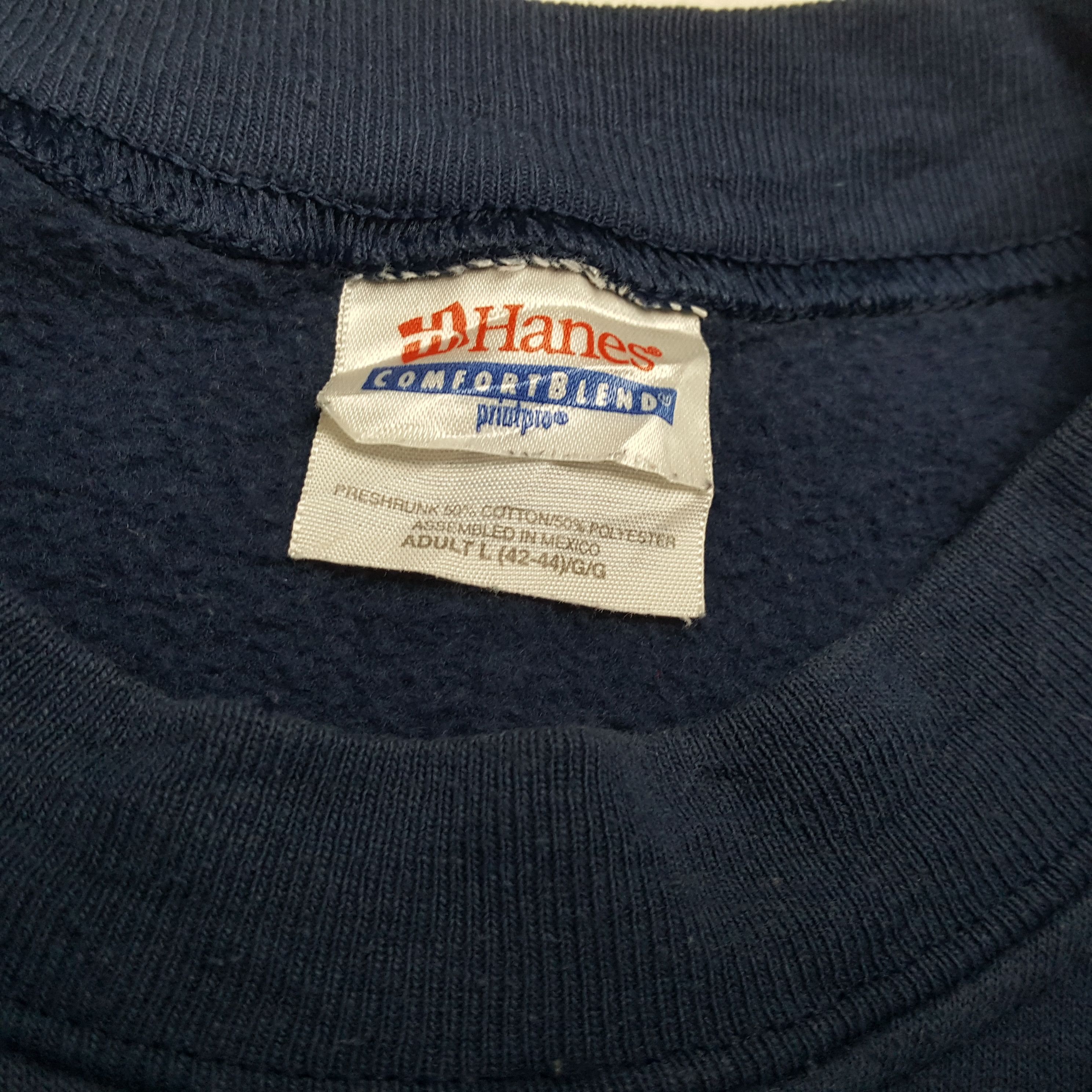Hanes × Vintage ART Winter Seasons Streetwear Style Vintage Sweatshirt Size US L / EU 52-54 / 3 - 8 Thumbnail
