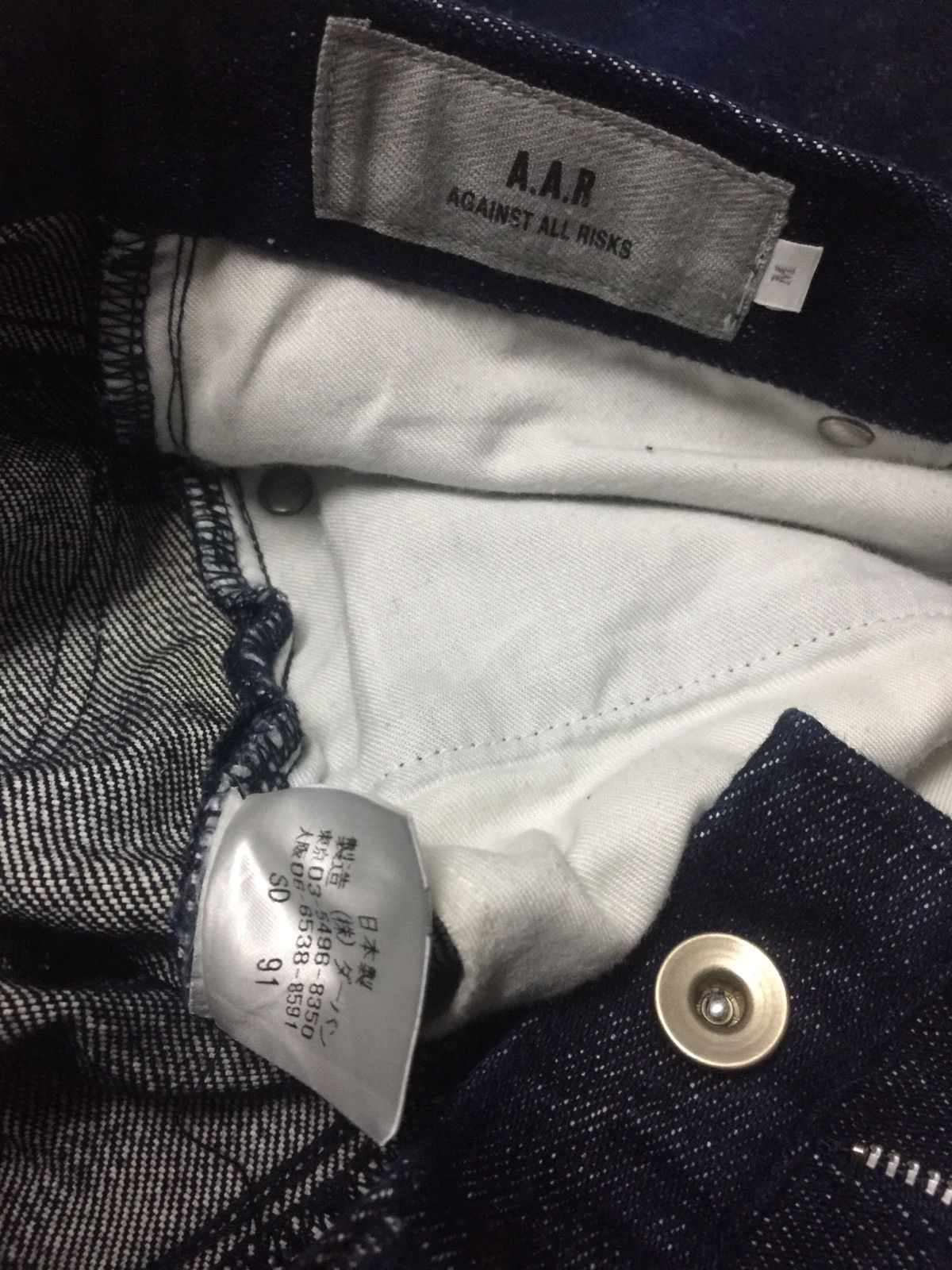 Yohji Yamamoto Against All Risk by Yohji Yamamoto Jeans Straight Size US 28 / EU 44 - 8 Thumbnail