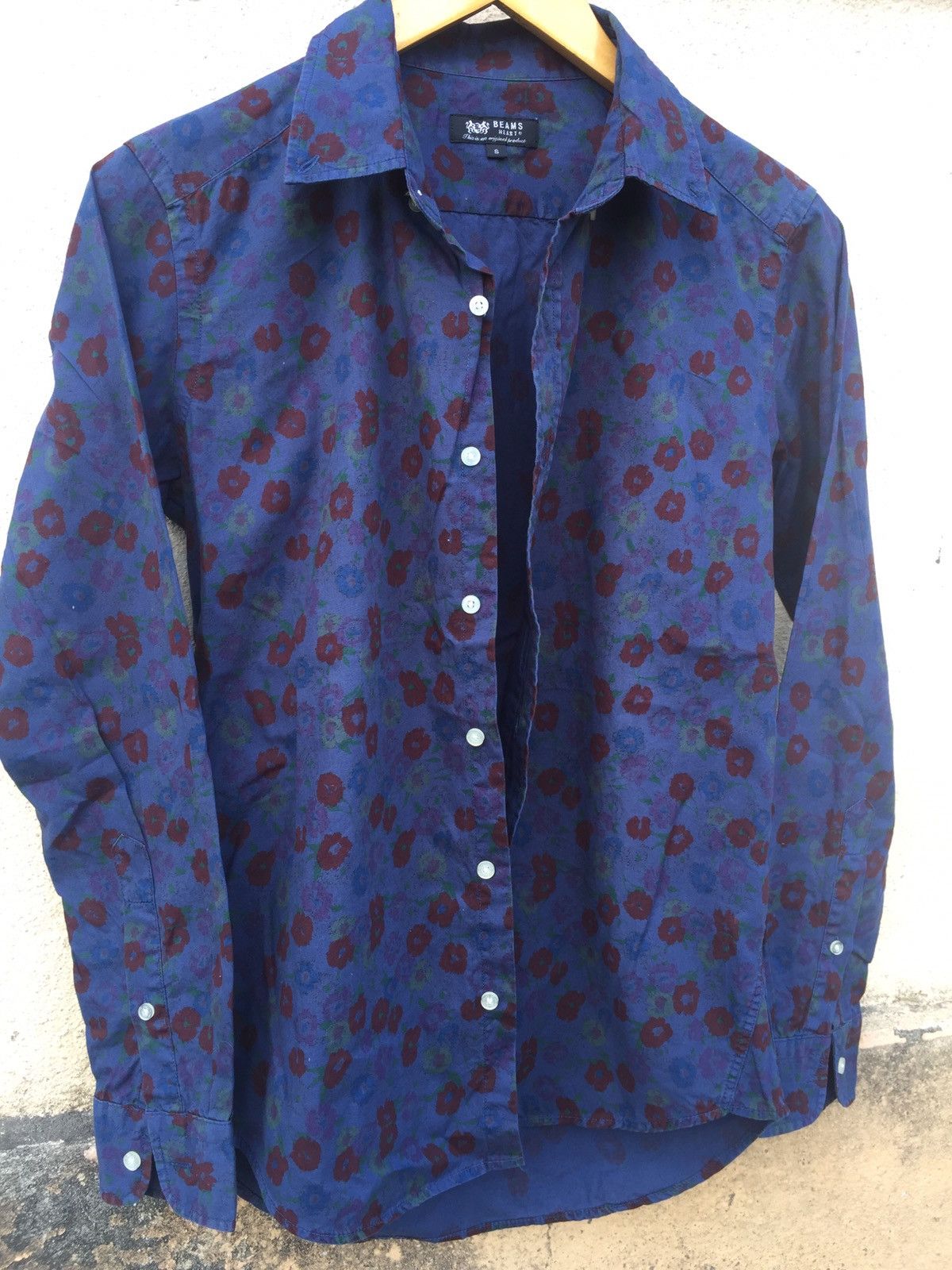 Beams Plus Beams Floral Button Up Shirts Size US S / EU 44-46 / 1 - 2 Thumbnail