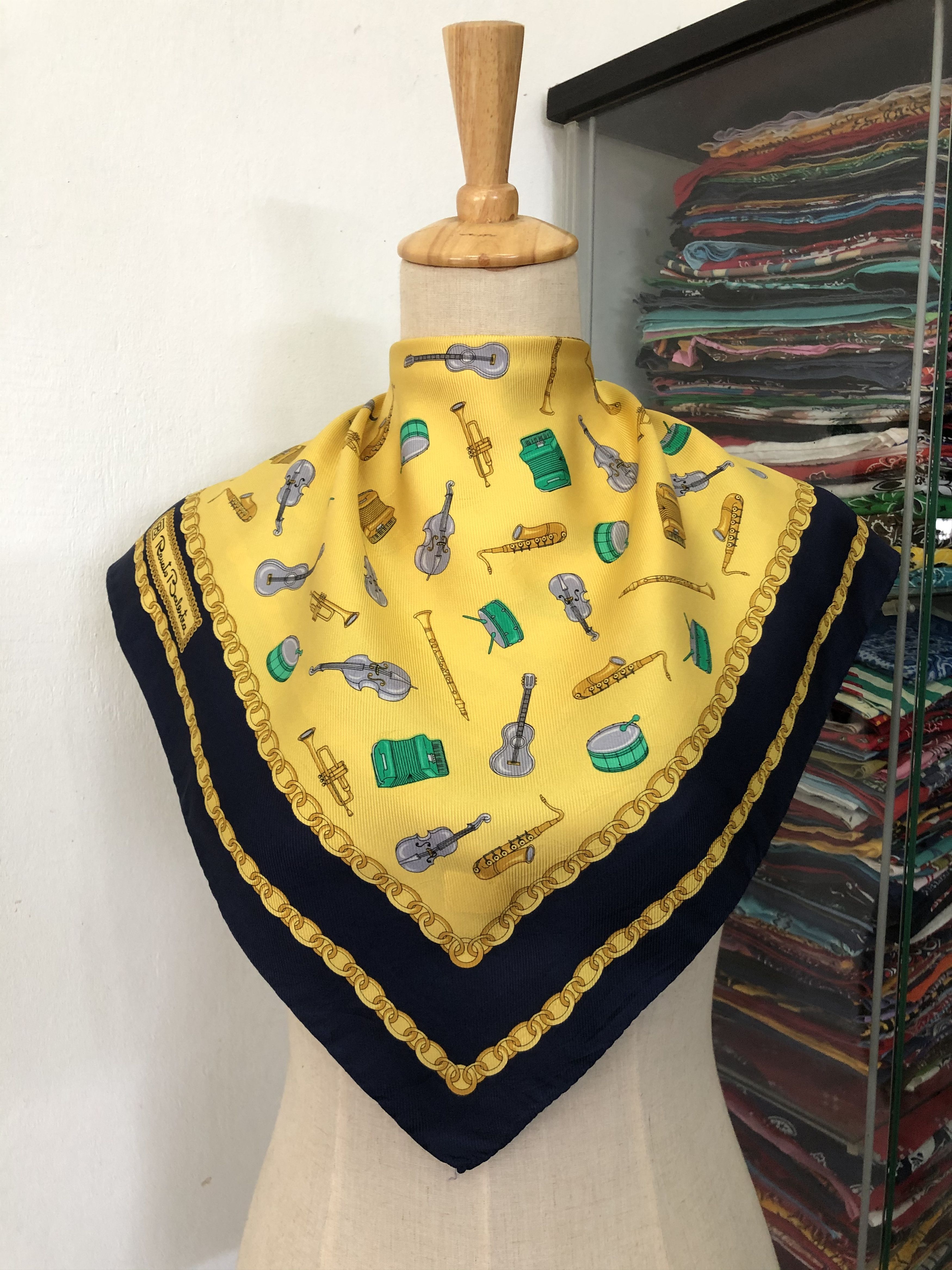 Vintage Renato Balestra Silk Scarf