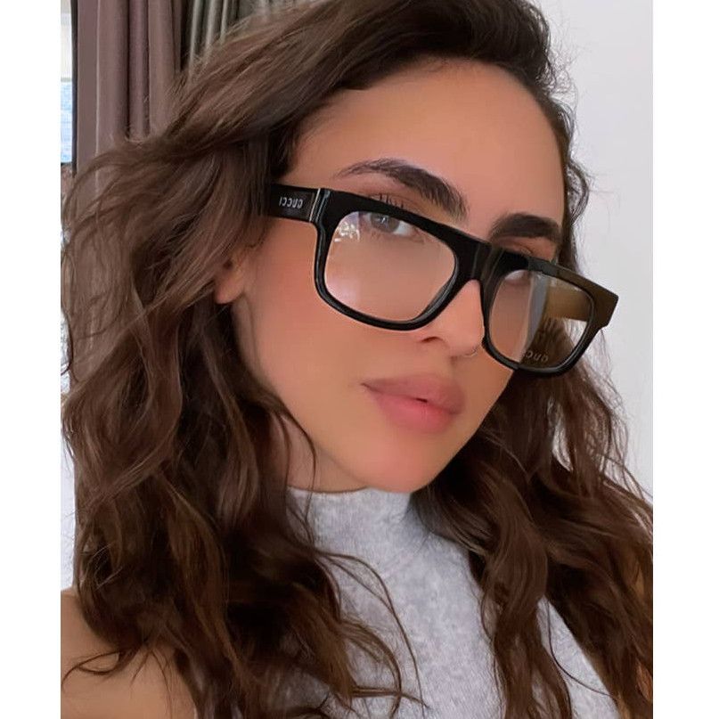 NEW Gucci GG1137O Black Thick Rim Eyeglasses Frames