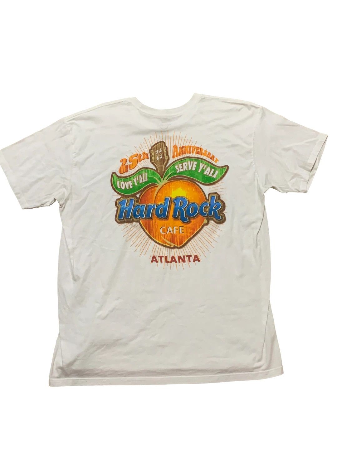 Hard Rock Cafe × Vintage Vintage Atlanta Hard Rock Cafe tee Size US XL / EU 56 / 4 - 1 Thumbnail