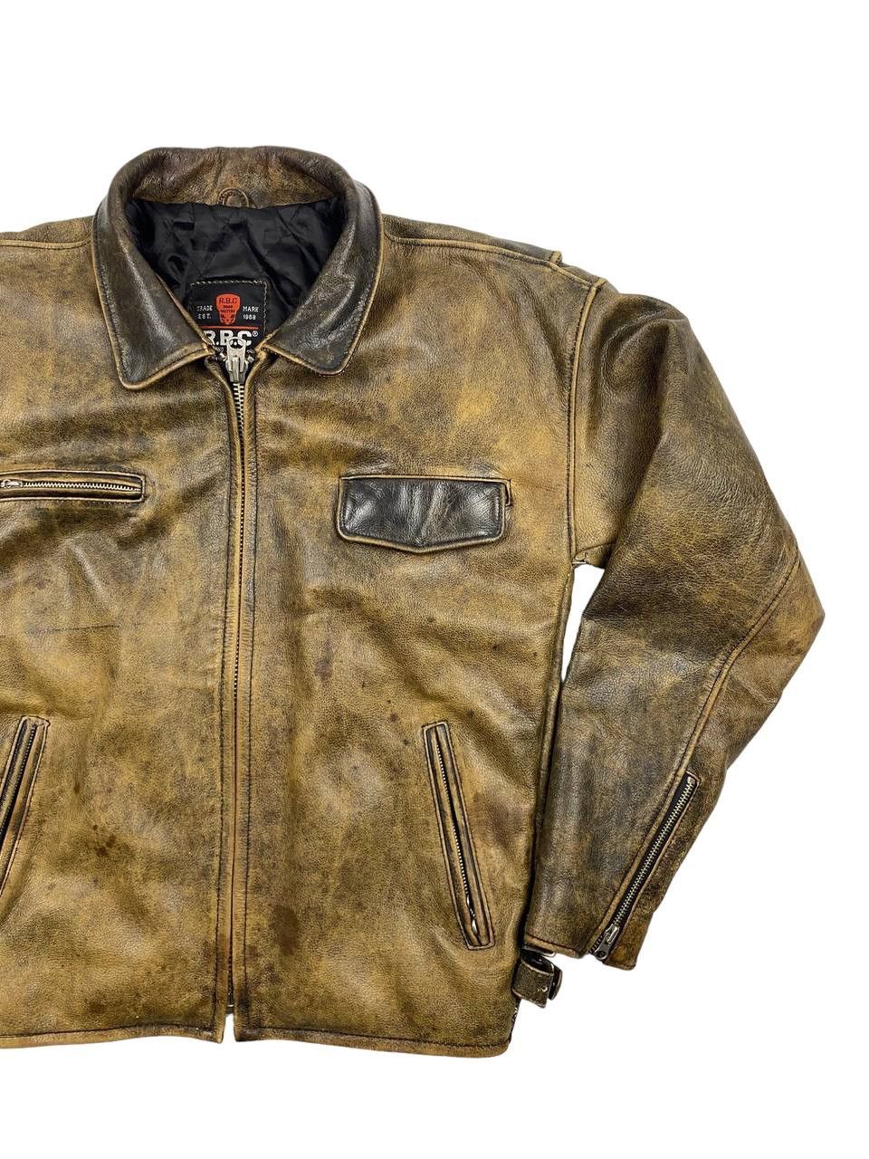 Designer × Vintage RBC Patina Leather Jacket Size US M / EU 48-50 / 2 - 4 Thumbnail