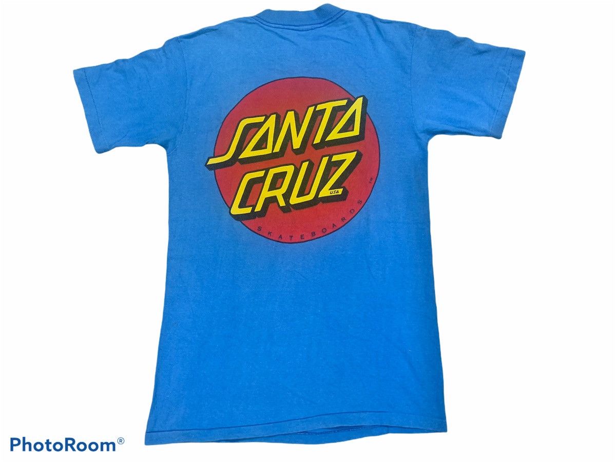 Santa Cruz Skateboards × Vintage Vintage Streetwear Santa Cruz Skateboards Tshirt Size US M / EU 48-50 / 2 - 2 Thumbnail