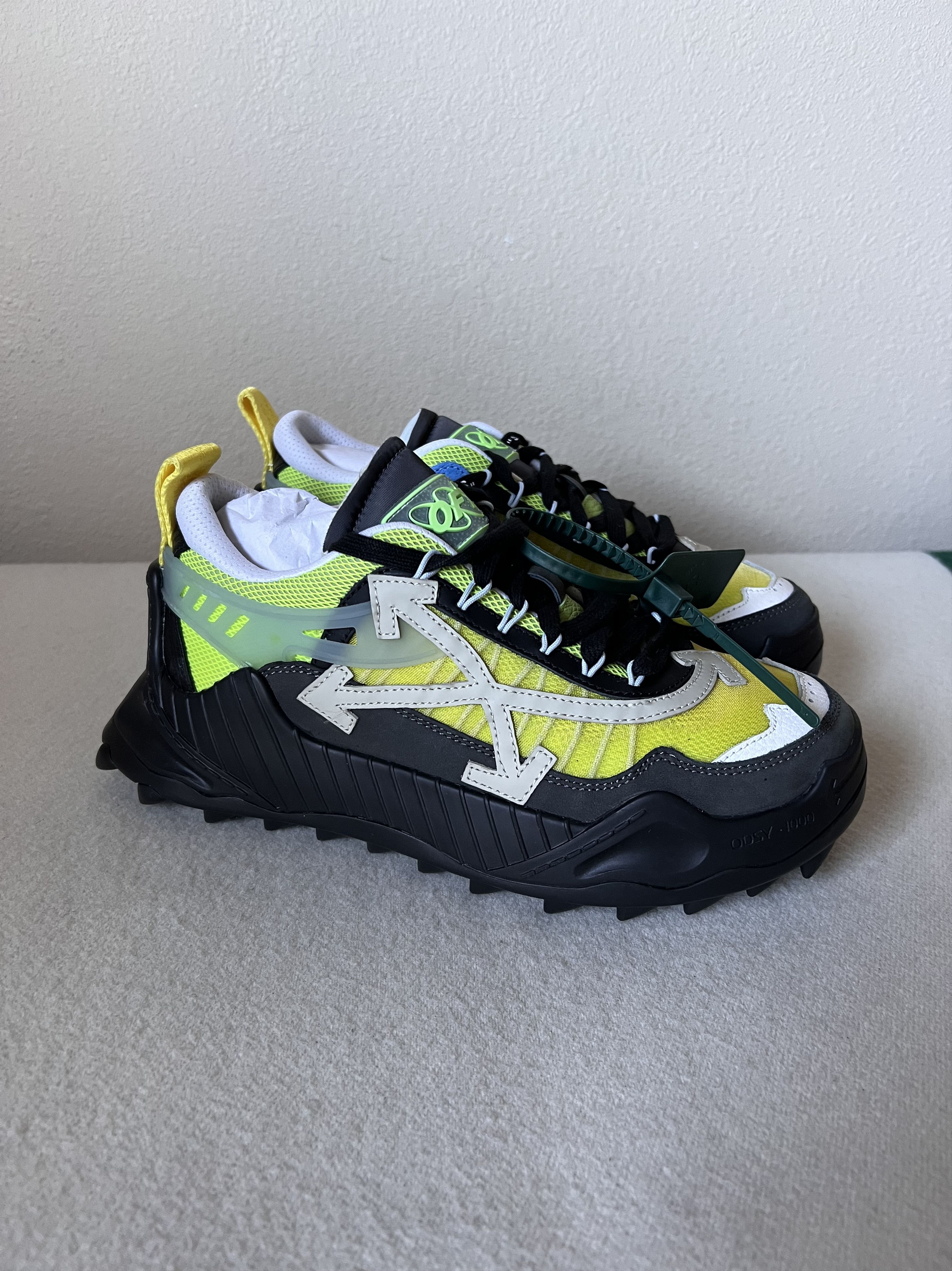 Off-White Off White ODSY 1000 in Green Bone Size US 9.5 / EU 42-43 - 5 Thumbnail