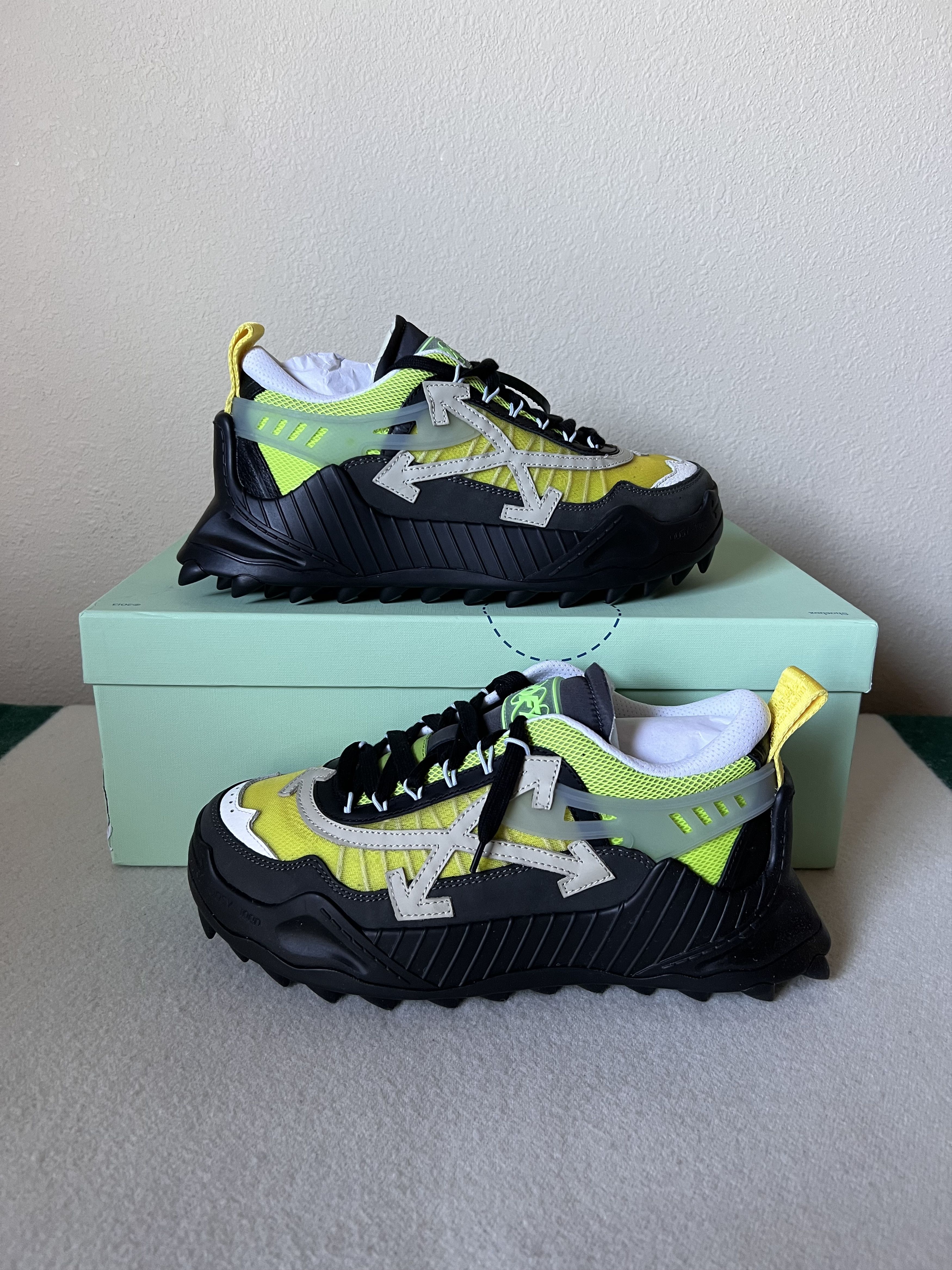 Off-White Off White ODSY 1000 in Green Bone Size US 9.5 / EU 42-43 - 6 Thumbnail