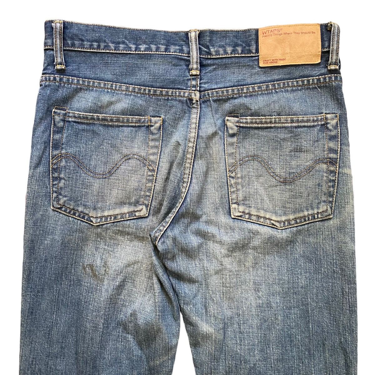 Wtaps RARE WTAPS ROKUDENASHI JEANS Size US 31 - 4 Thumbnail