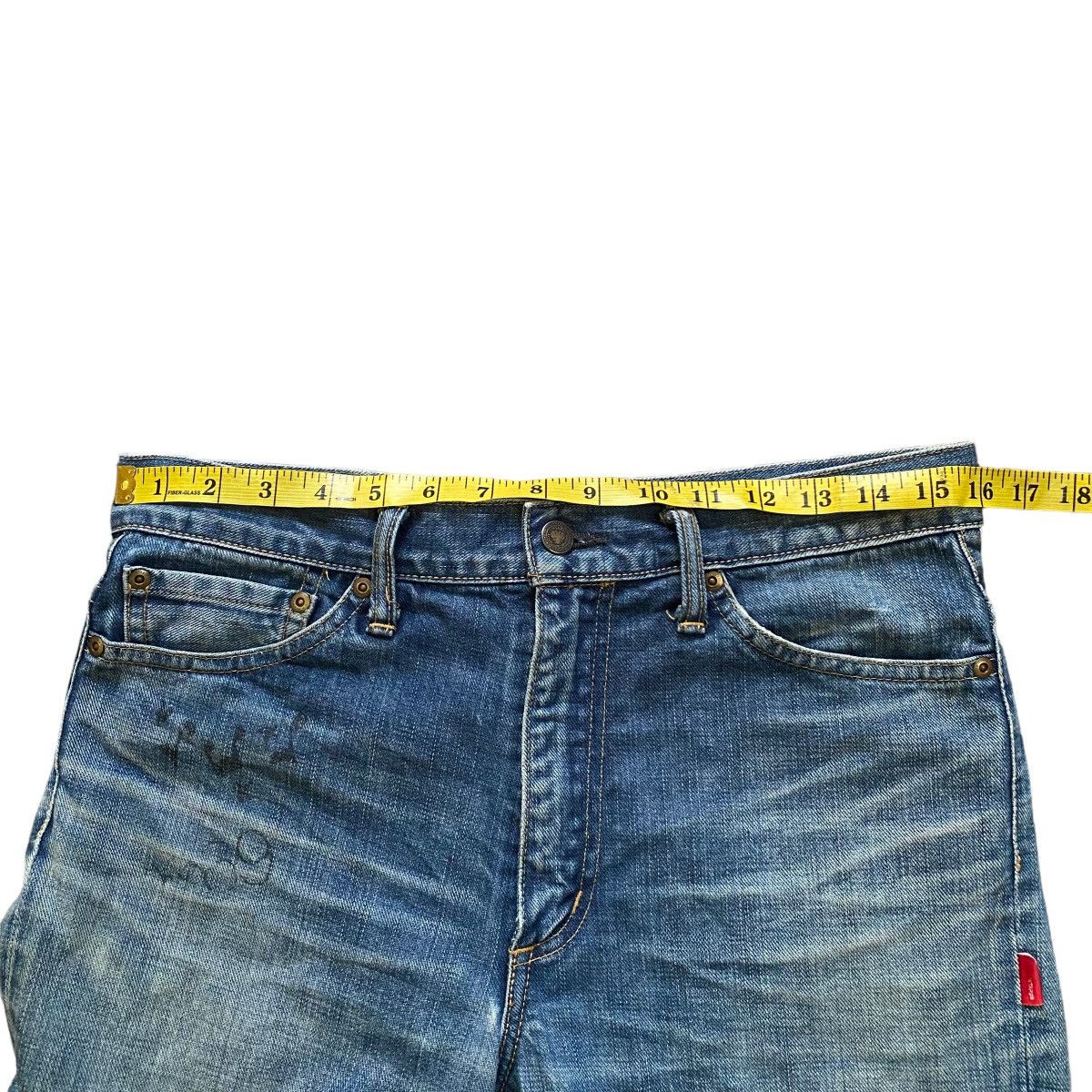 Wtaps RARE WTAPS ROKUDENASHI JEANS Size US 31 - 15 Thumbnail