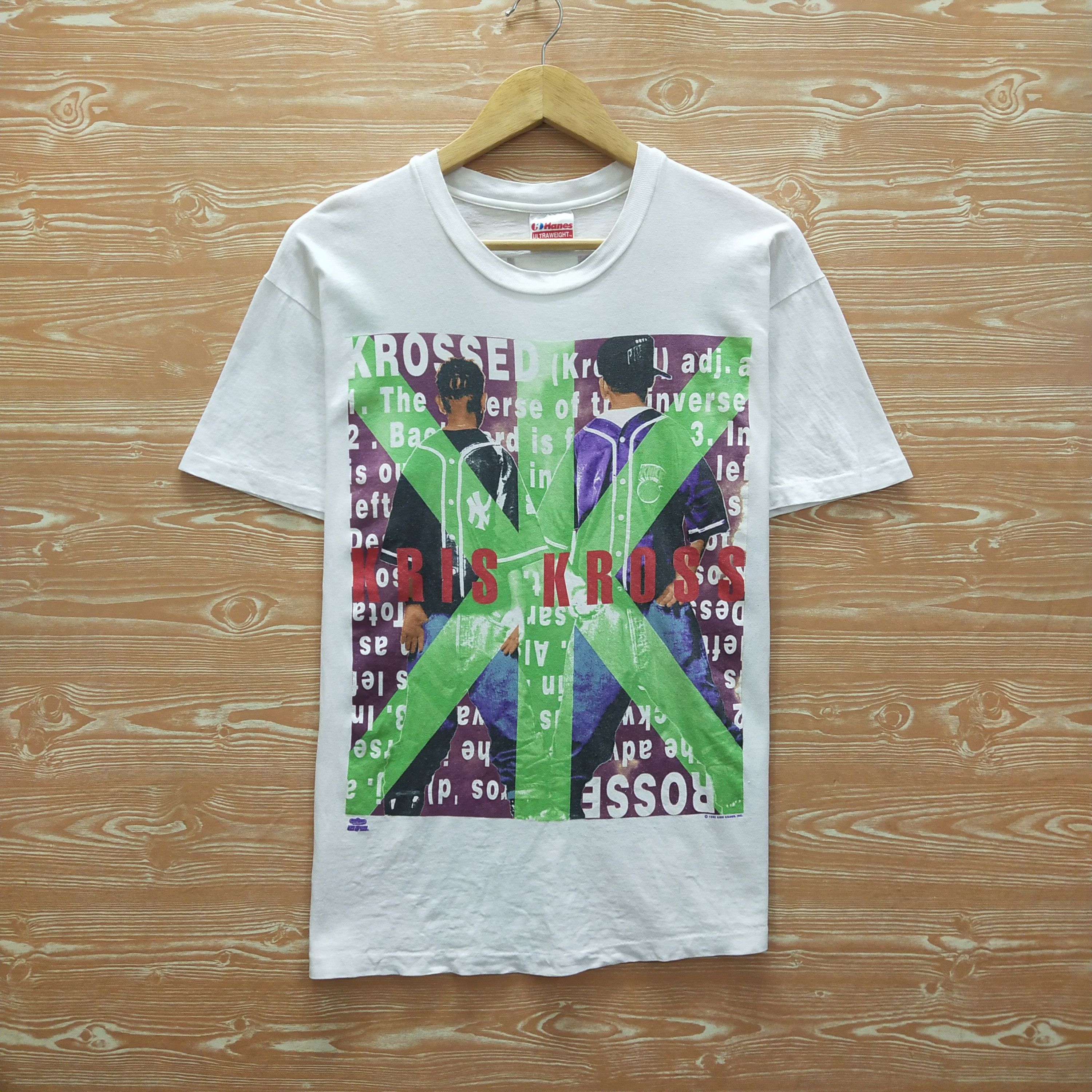 Rap Tees Vintage 90s Rappers Kris Kross Mirror Print Shirt Size US L / EU 52-54 / 3 - 1 Thumbnail