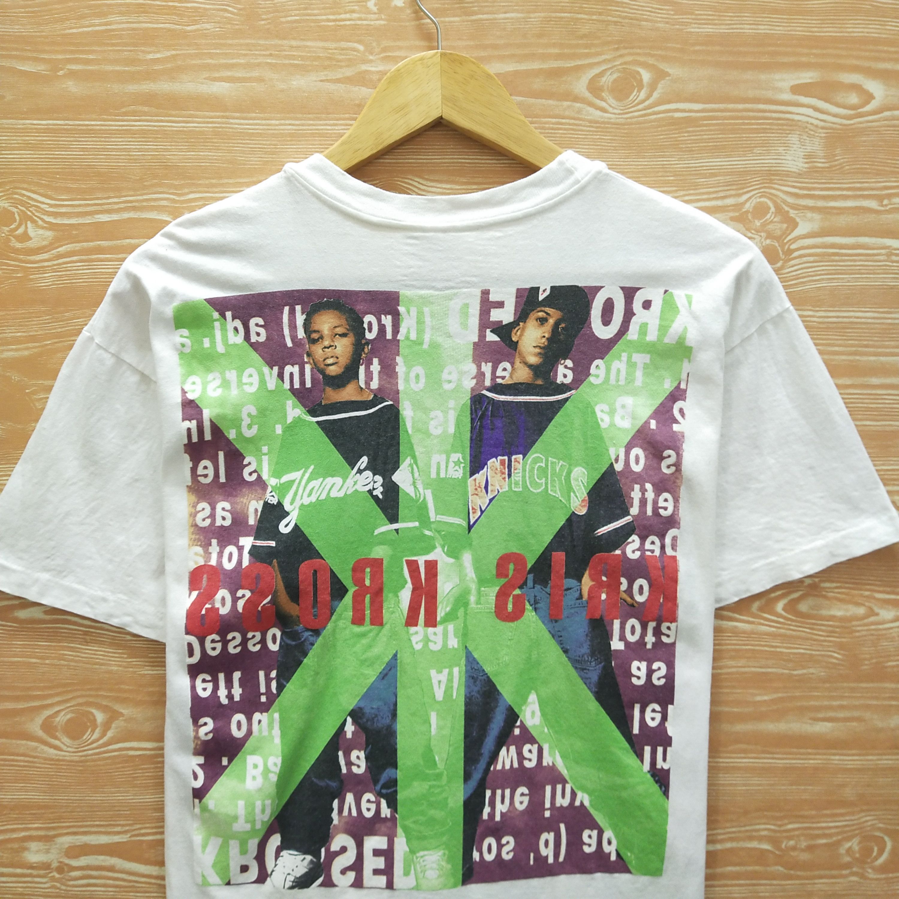Rap Tees Vintage 90s Rappers Kris Kross Mirror Print Shirt Size US L / EU 52-54 / 3 - 8 Thumbnail
