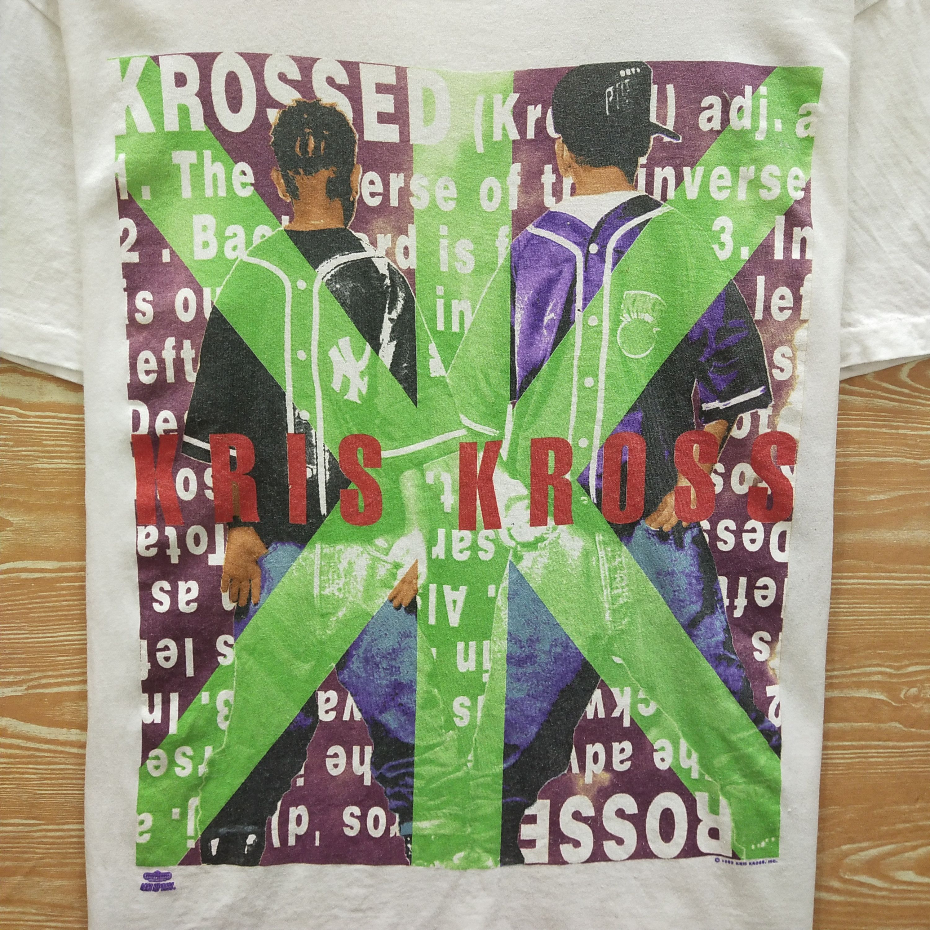 Rap Tees Vintage 90s Rappers Kris Kross Mirror Print Shirt Size US L / EU 52-54 / 3 - 5 Thumbnail