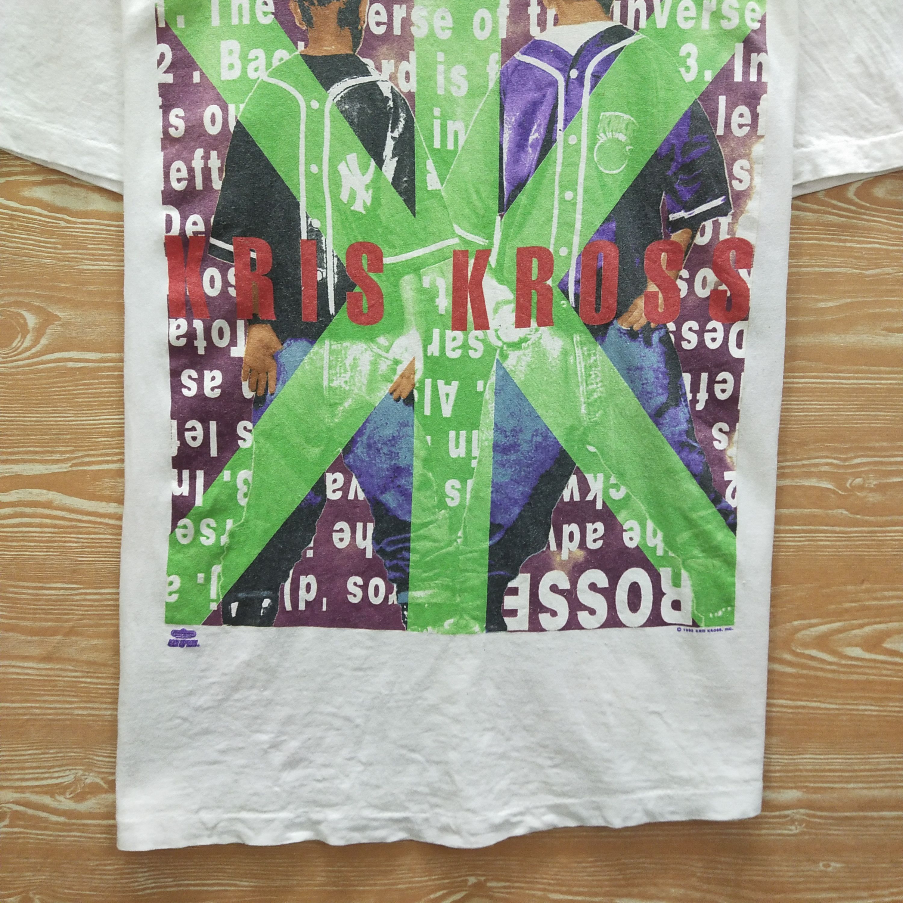 Rap Tees Vintage 90s Rappers Kris Kross Mirror Print Shirt Size US L / EU 52-54 / 3 - 4 Thumbnail