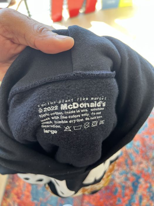 Cactus Plant Flea Market CPFM x McDonald's team BIG MAC Hoodie