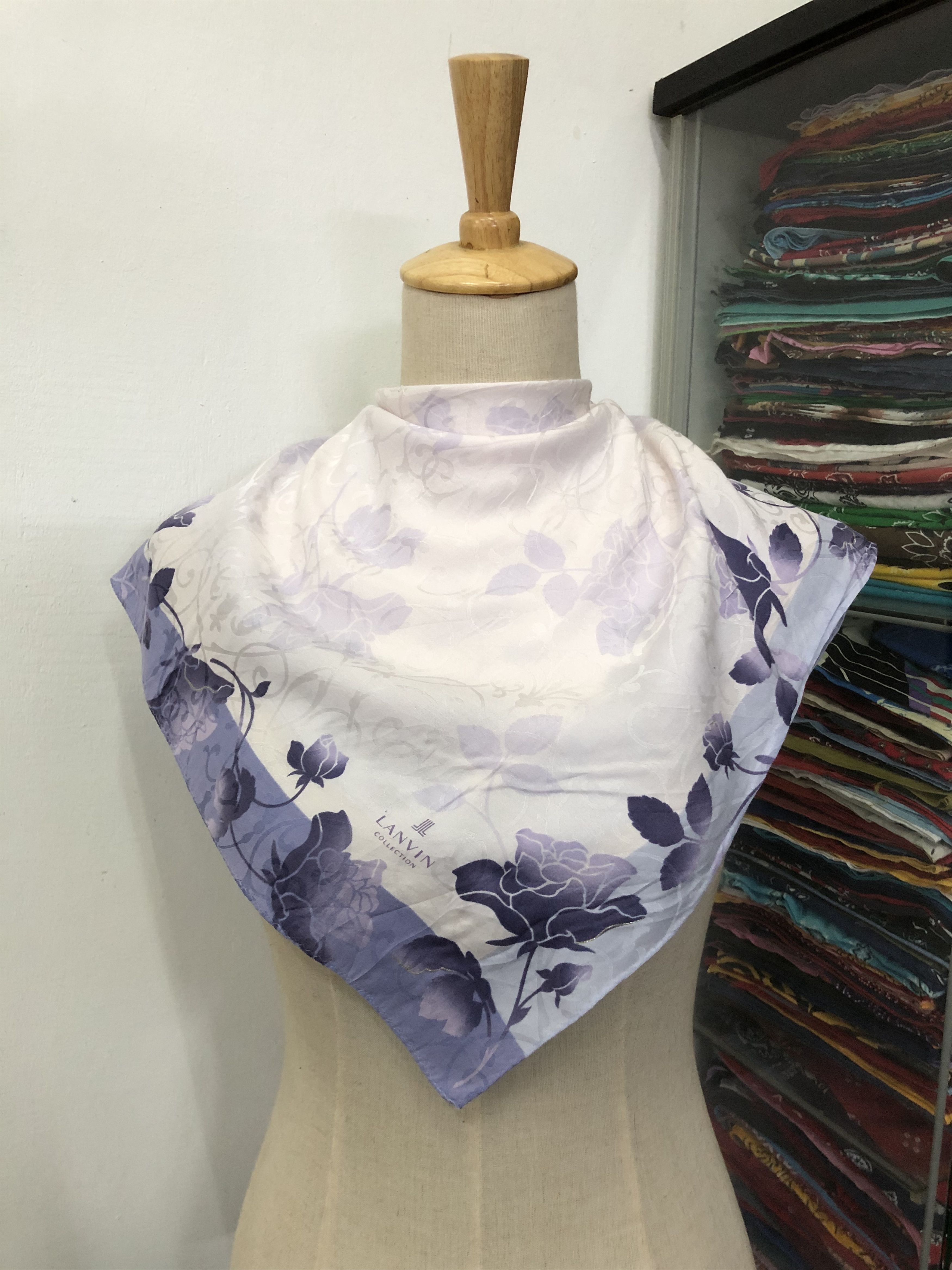 Vintage Lanvin Silk Scarf