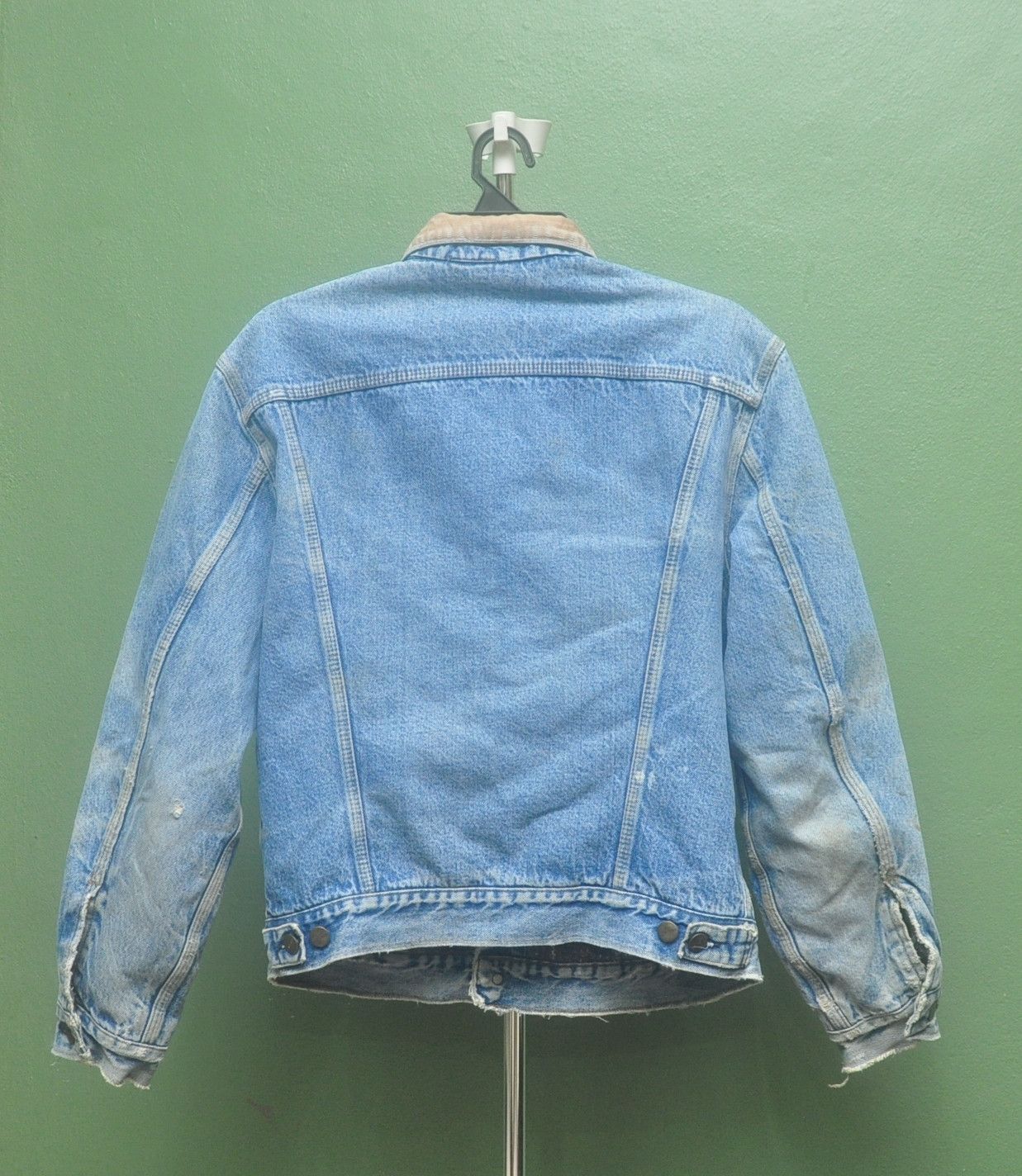 Carhartt × Japanese Brand × Vintage Vintage Carhatt 60s 70s Denim Jacket Travis Scott Style Size US L / EU 52-54 / 3 - 2 Thumbnail