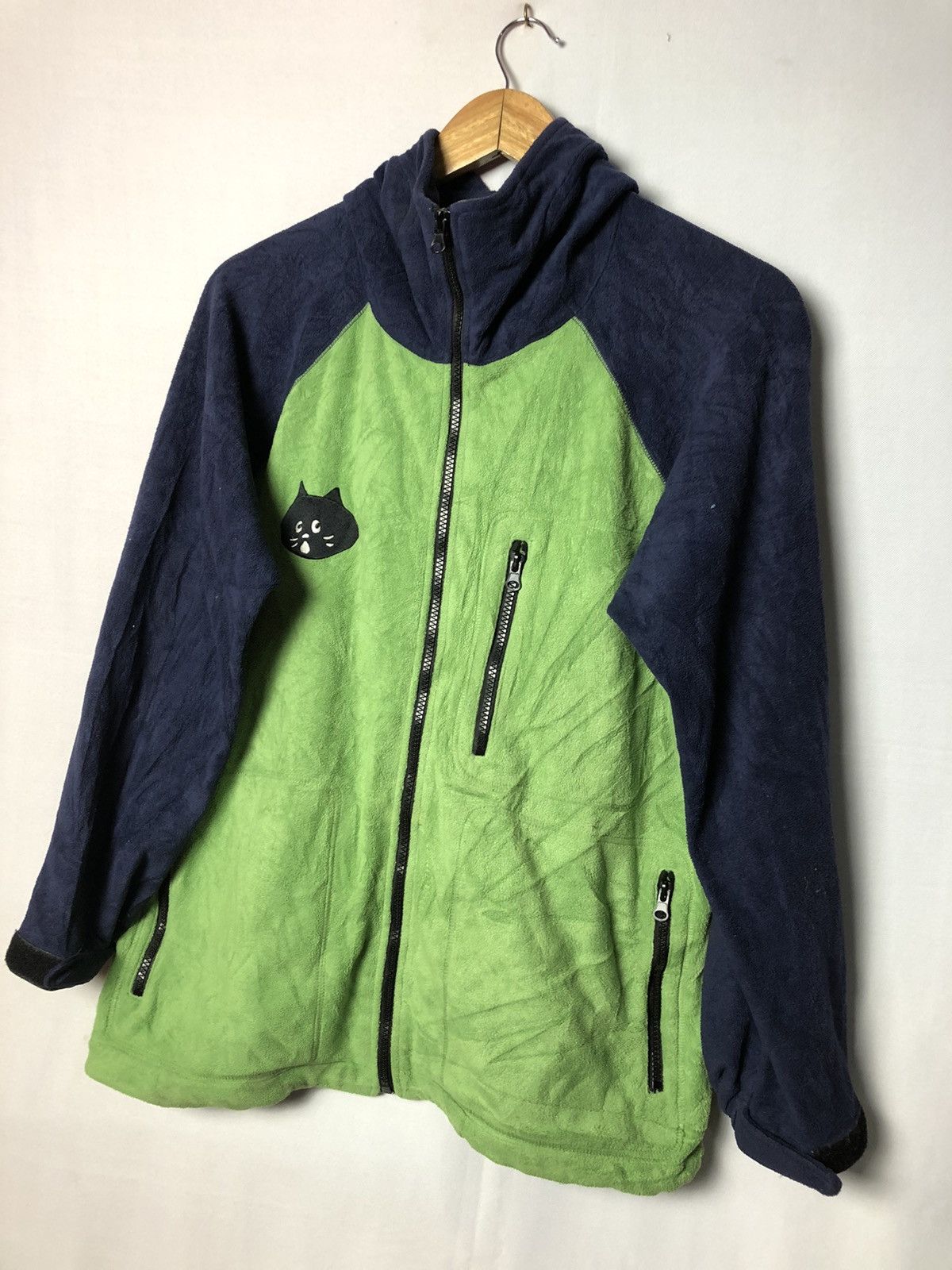 Issey Miyake Ne-net x issey miyake fleece Cat Zip Up Hoodie Size US M / EU 48-50 / 2 - 3 Thumbnail