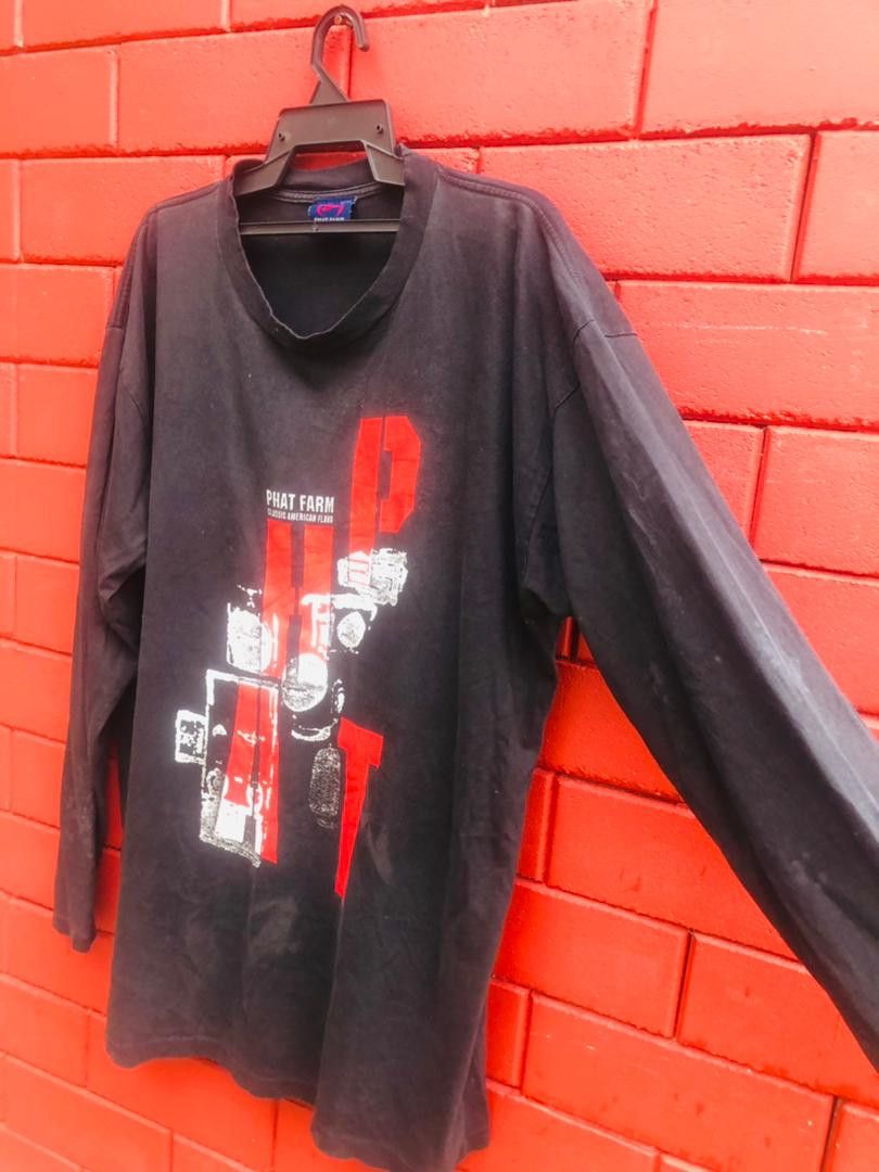 Japanese Brand Vintage Phat Farm Hip Hop Designer Streetwear Fashion Style Size US XL / EU 56 / 4 - 4 Thumbnail