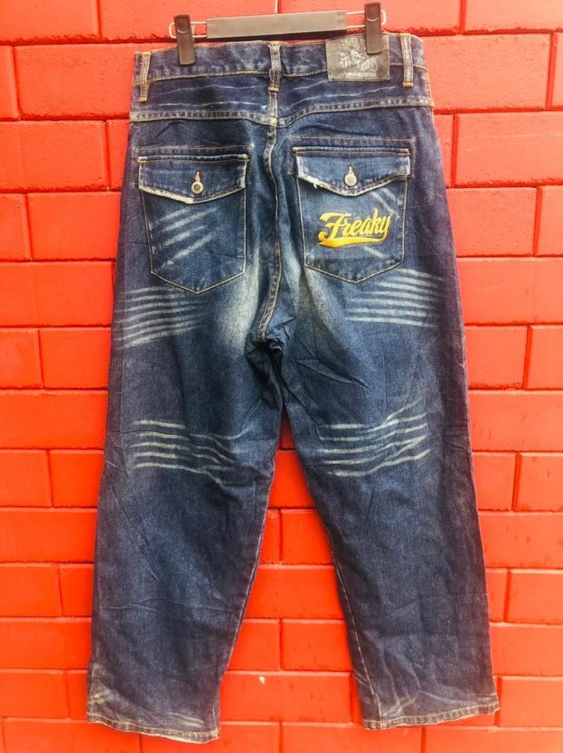Japanese Brand Vintage Freaky Hip Hop Japanese Designer Fashion Style Size US 33 - 1 Thumbnail