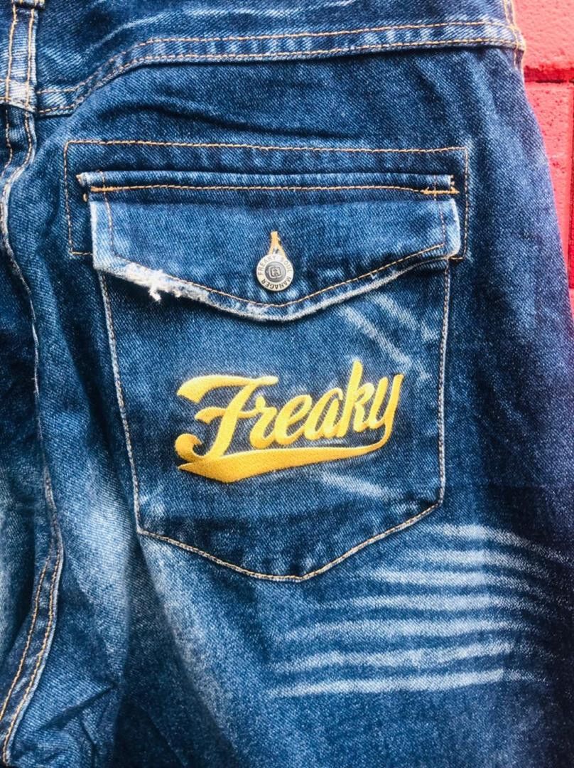 Japanese Brand Vintage Freaky Hip Hop Japanese Designer Fashion Style Size US 33 - 7 Thumbnail