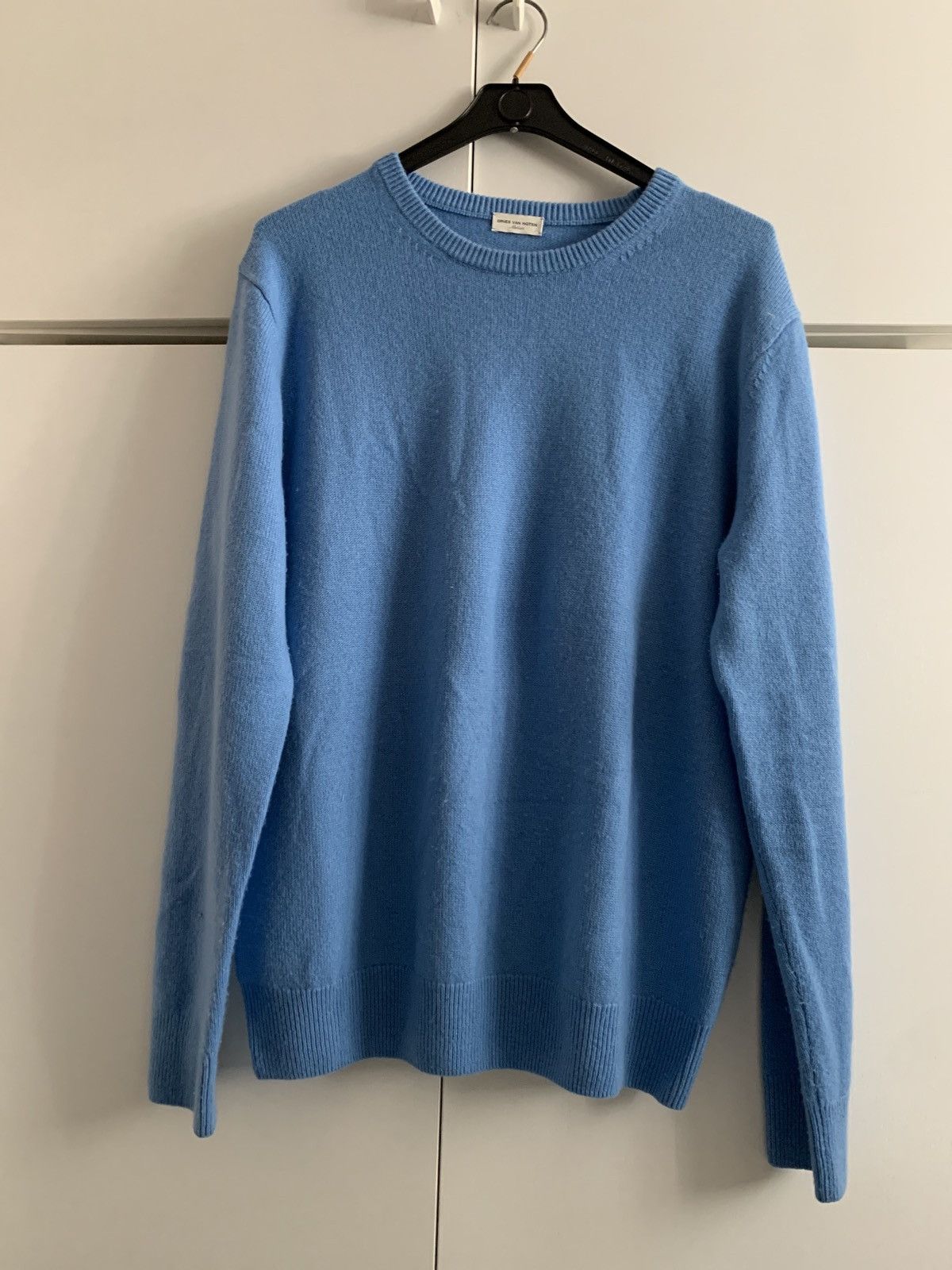 Dries Van Noten Cashmere blue sweater Size US M / EU 48-50 / 2 - 1 Thumbnail