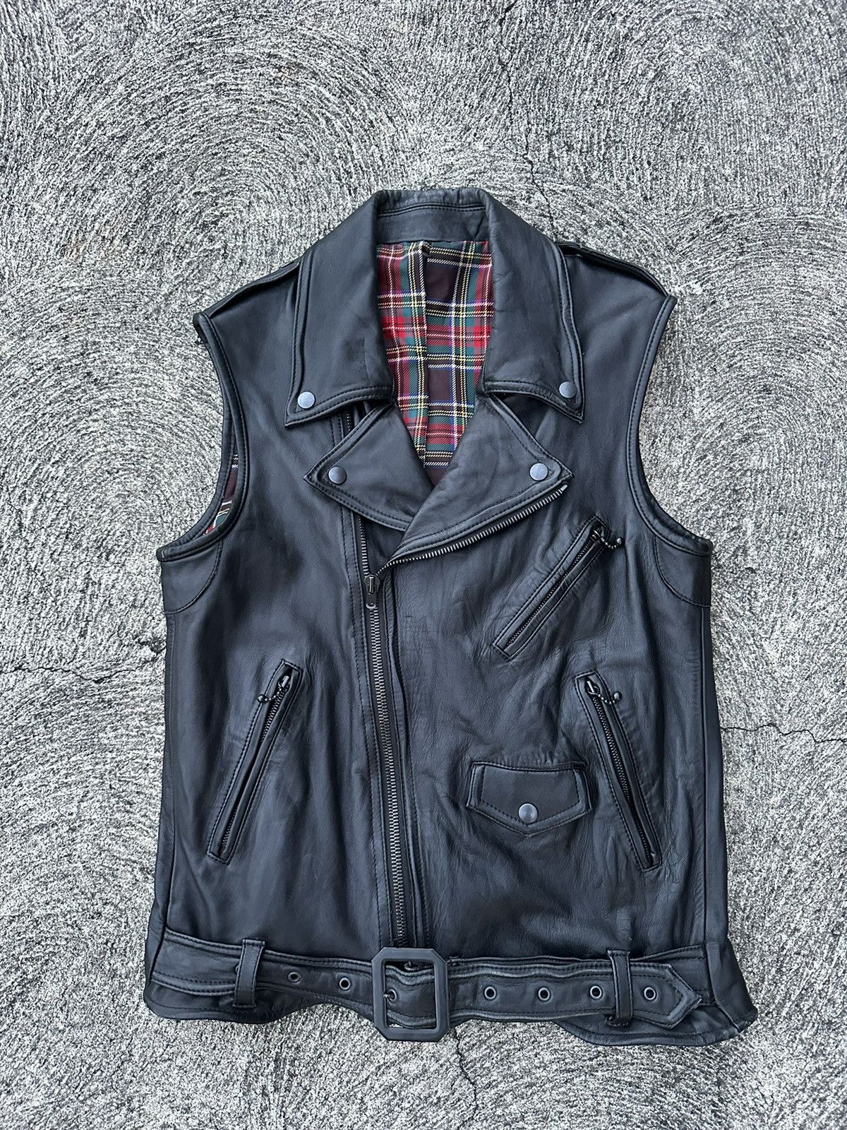 Number (N)ine SS05 Leather Vest Size US M / EU 48-50 / 2 - 1 Thumbnail
