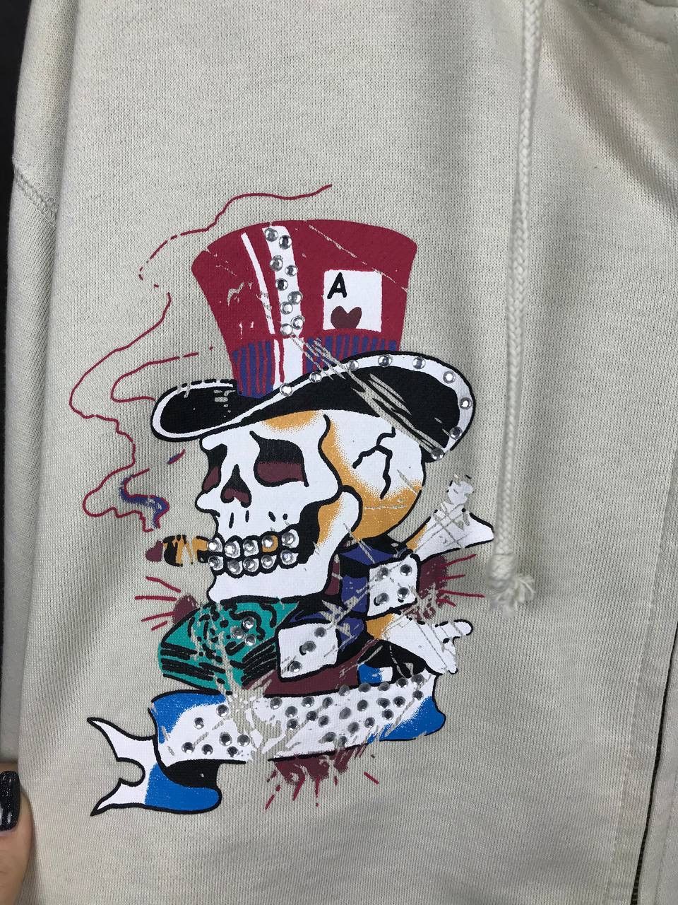 Christian Audigier Ed Hardy luxury designer overprinted crazy hoodie Size US XXL / EU 58 / 5 - 5 Thumbnail