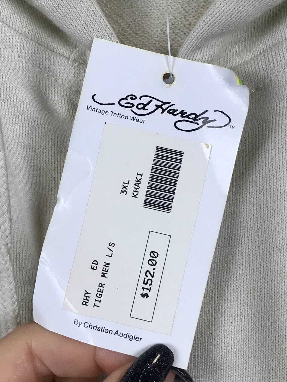 Christian Audigier Ed Hardy luxury designer crazy overprinted hoodie Size US XXL / EU 58 / 5 - 9 Thumbnail