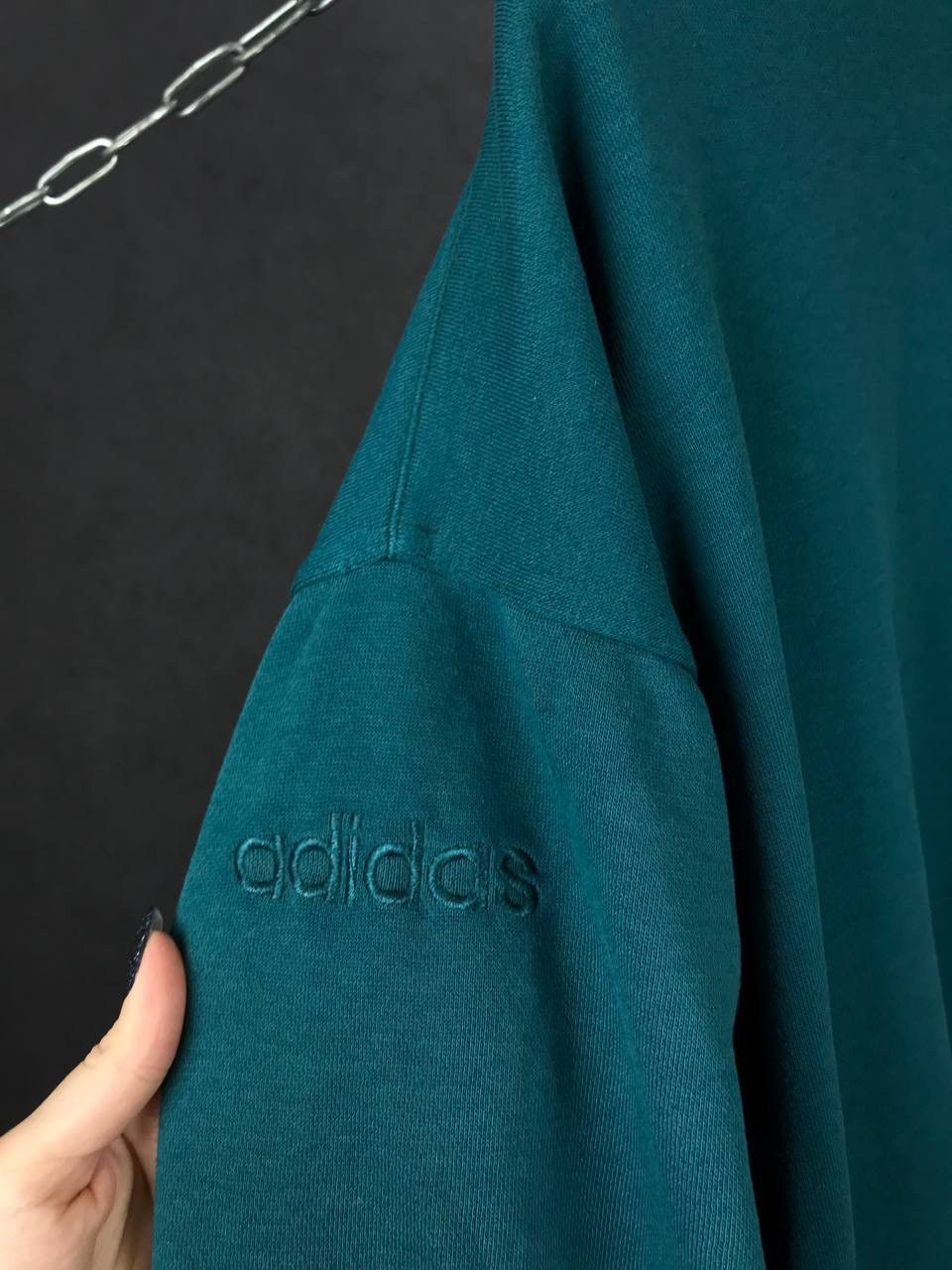 Adidas Adidas vintage streetwear center logo sweatshirt Size US XXL / EU 58 / 5 - 8 Thumbnail
