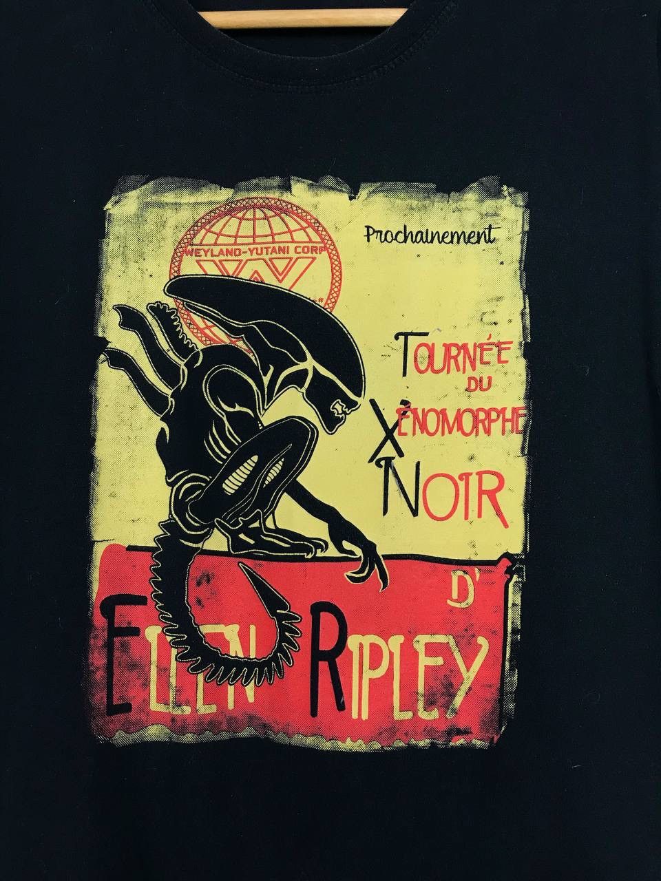 Other × Vintage Tournee Du Xenomorphe Noir other rock tee Size US XL / EU 56 / 4 - 3 Thumbnail
