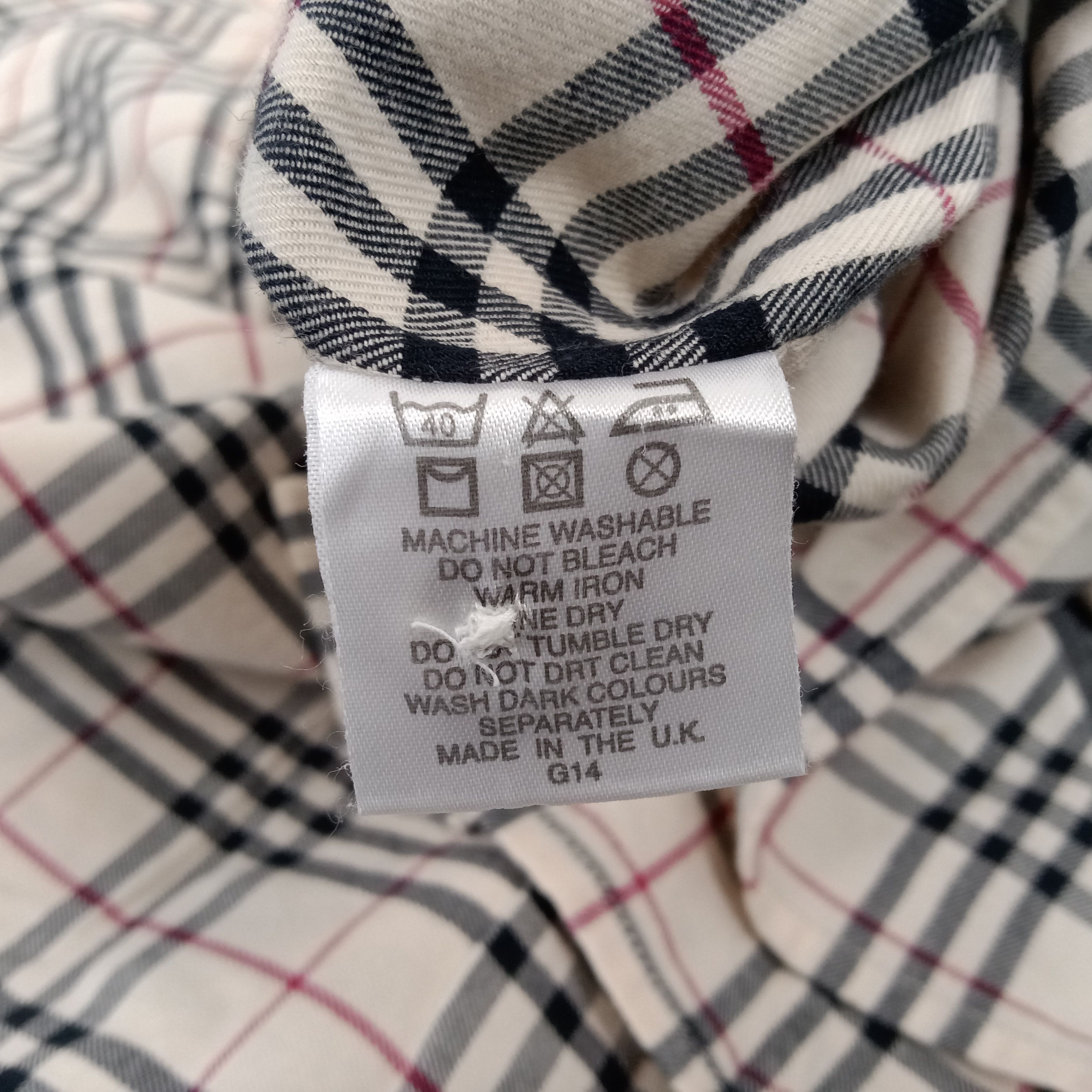 Burberry × Vintage BURBERRY LONDON Nova Check Shirt Size US M / EU 48-50 / 2 - 7 Thumbnail