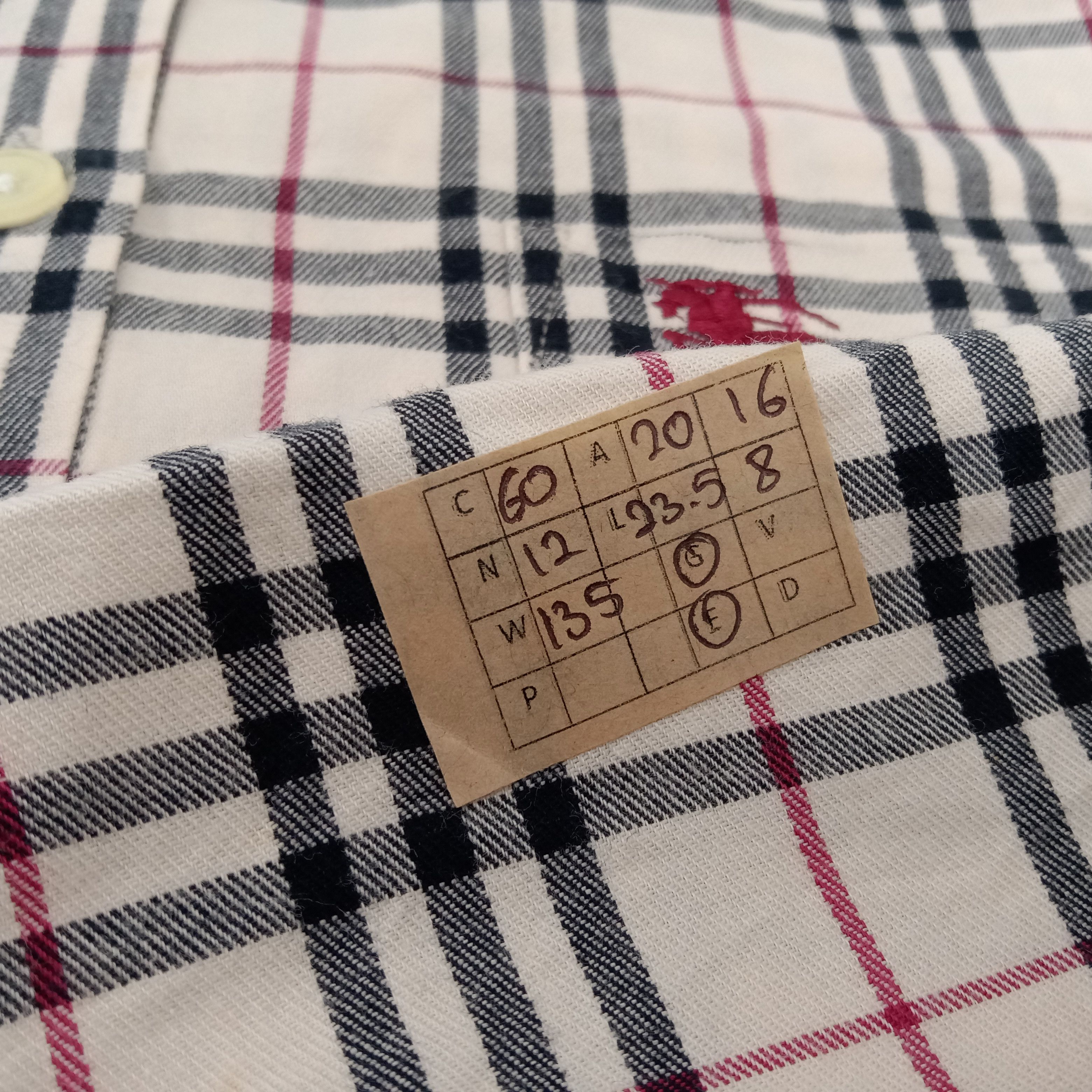 Burberry × Vintage BURBERRY LONDON Nova Check Shirt Size US M / EU 48-50 / 2 - 9 Thumbnail